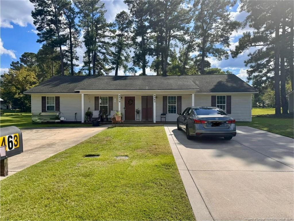 Exterior photo of 6459-6463 Rockford Drive, Fayetteville, NC 28304. MLS: 770230