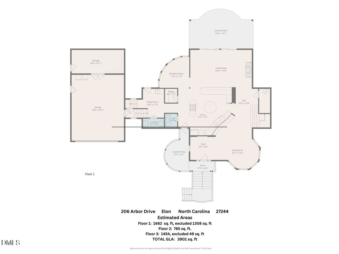 Exterior photo of 206 Arbor Drive, Elon, NC 27244. MLS: 10199650