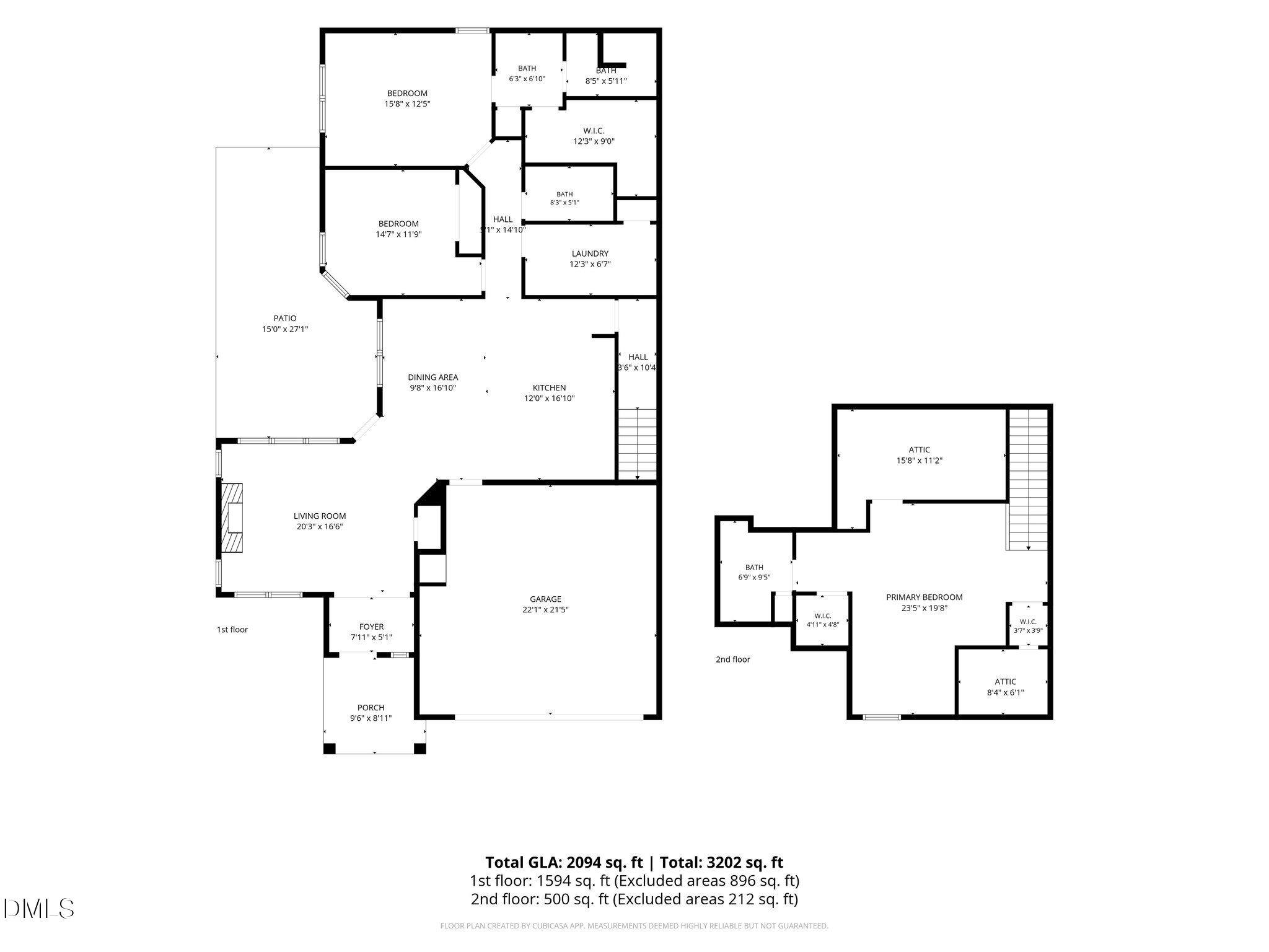 Exterior photo of 1407 Abbotsford Way, Cary, NC 27519. MLS: 10191919