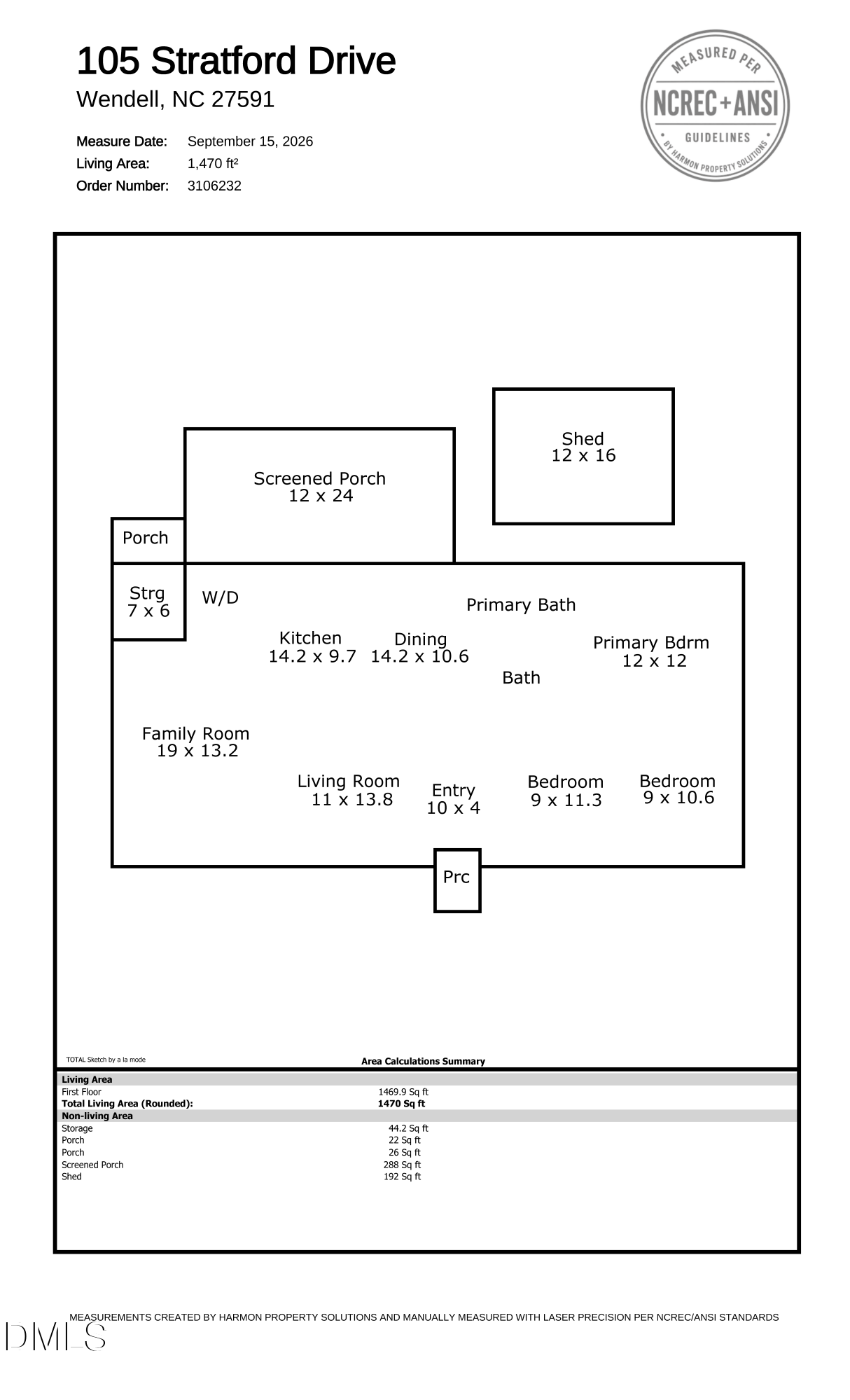 Exterior photo of 105 Stratford Drive, Wendell, NC 27591. MLS: 10193282