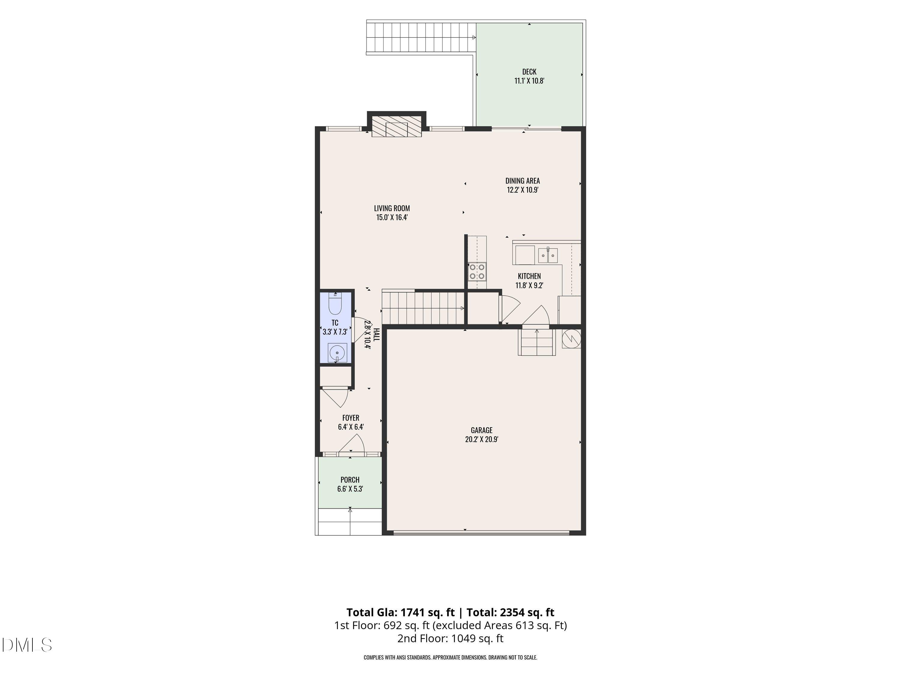 Exterior photo of 4615 Lemongrass Lane, Durham, NC 27713. MLS: 10193700