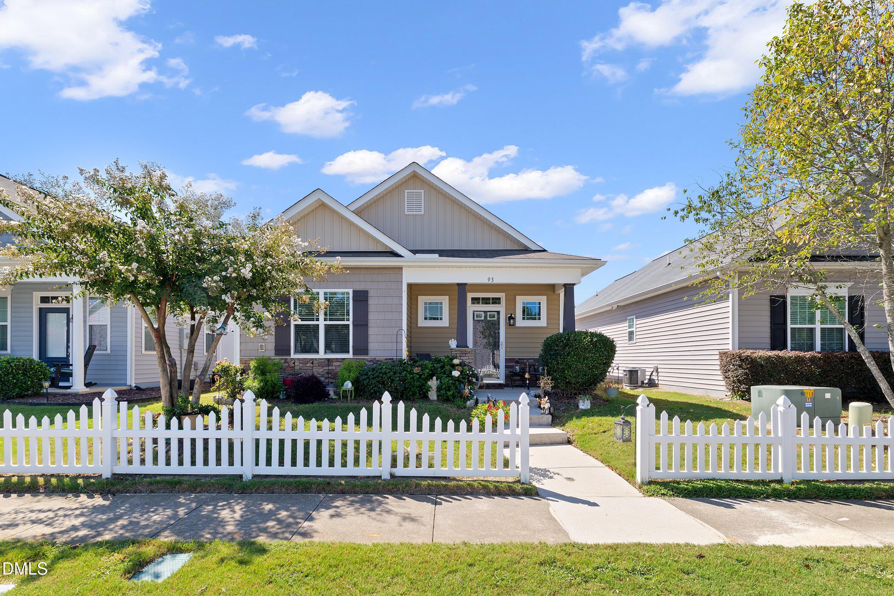 Exterior photo of 93 Scuppernong Way, Clayton, NC 27520. MLS: 10191772