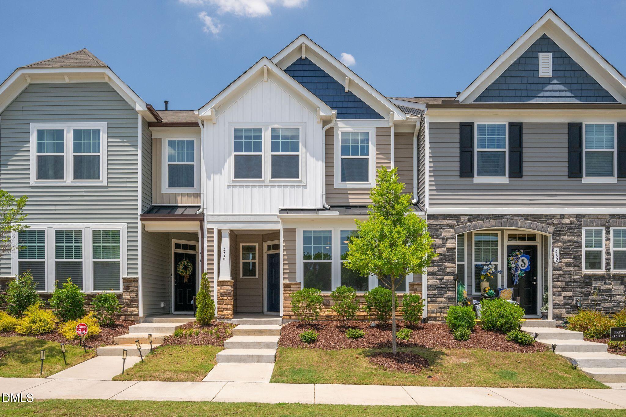 Exterior photo of 466 Channel Drop Drive, Clayton, NC 27520. MLS: 10178733