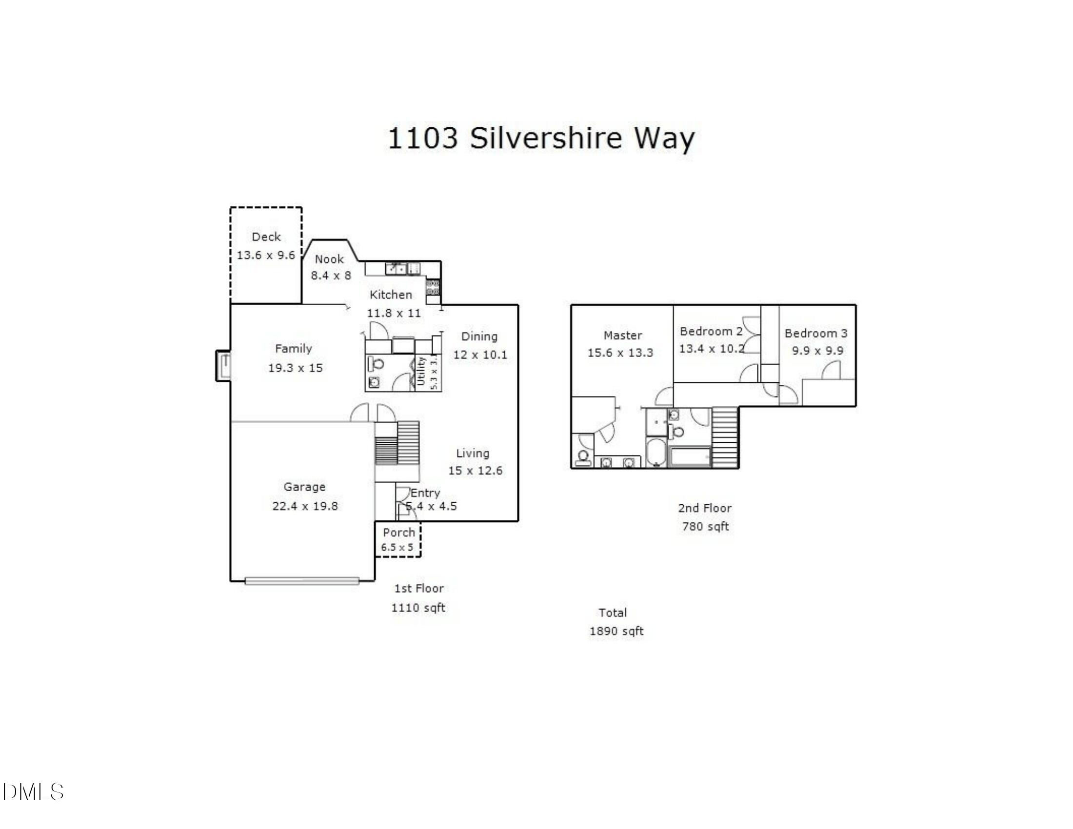 Exterior photo of 1103 Silvershire Way, Knightdale, NC 27545. MLS: 10193623