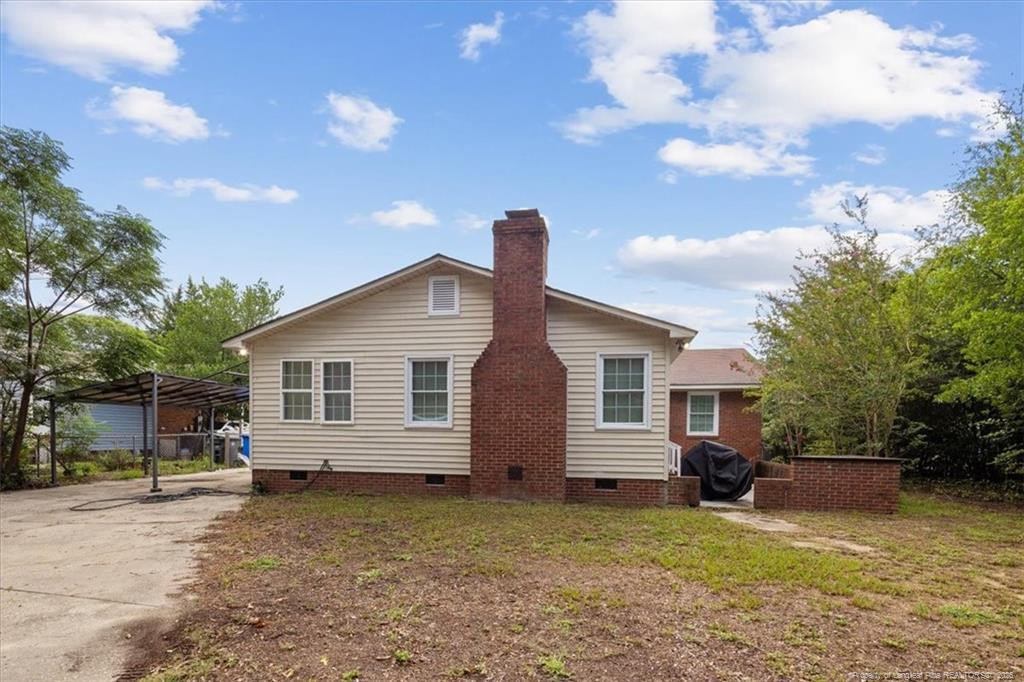 Exterior photo of 1310 Camelot Drive, Fayetteville, NC 28304. MLS: 767642