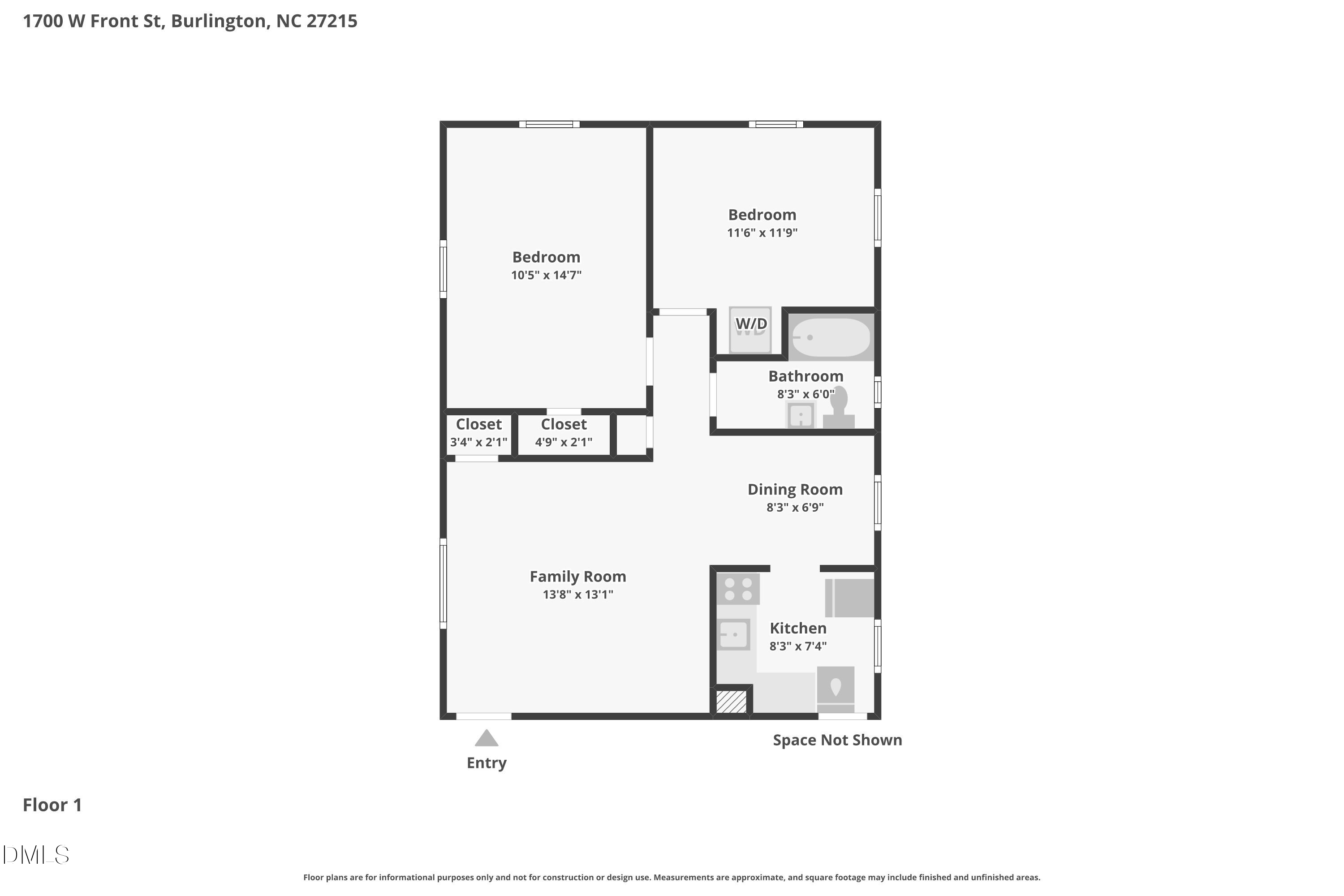 Exterior photo of 1700 W Front Street 36c, Burlington, NC 27215. MLS: 10180073