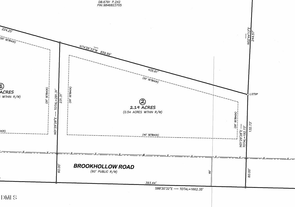 Lot 2 Brookhollow Road Survey
