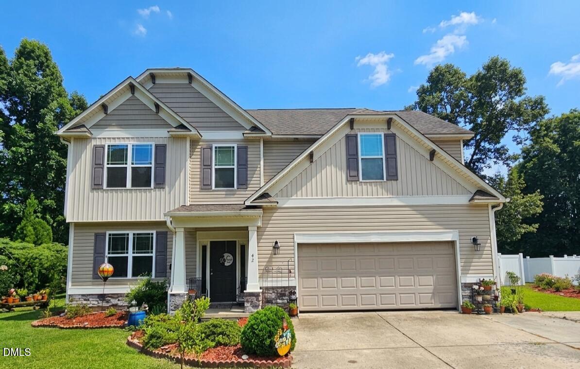 Exterior photo of 42 Burrage Drive, Angier, NC 27501. MLS: 10181375