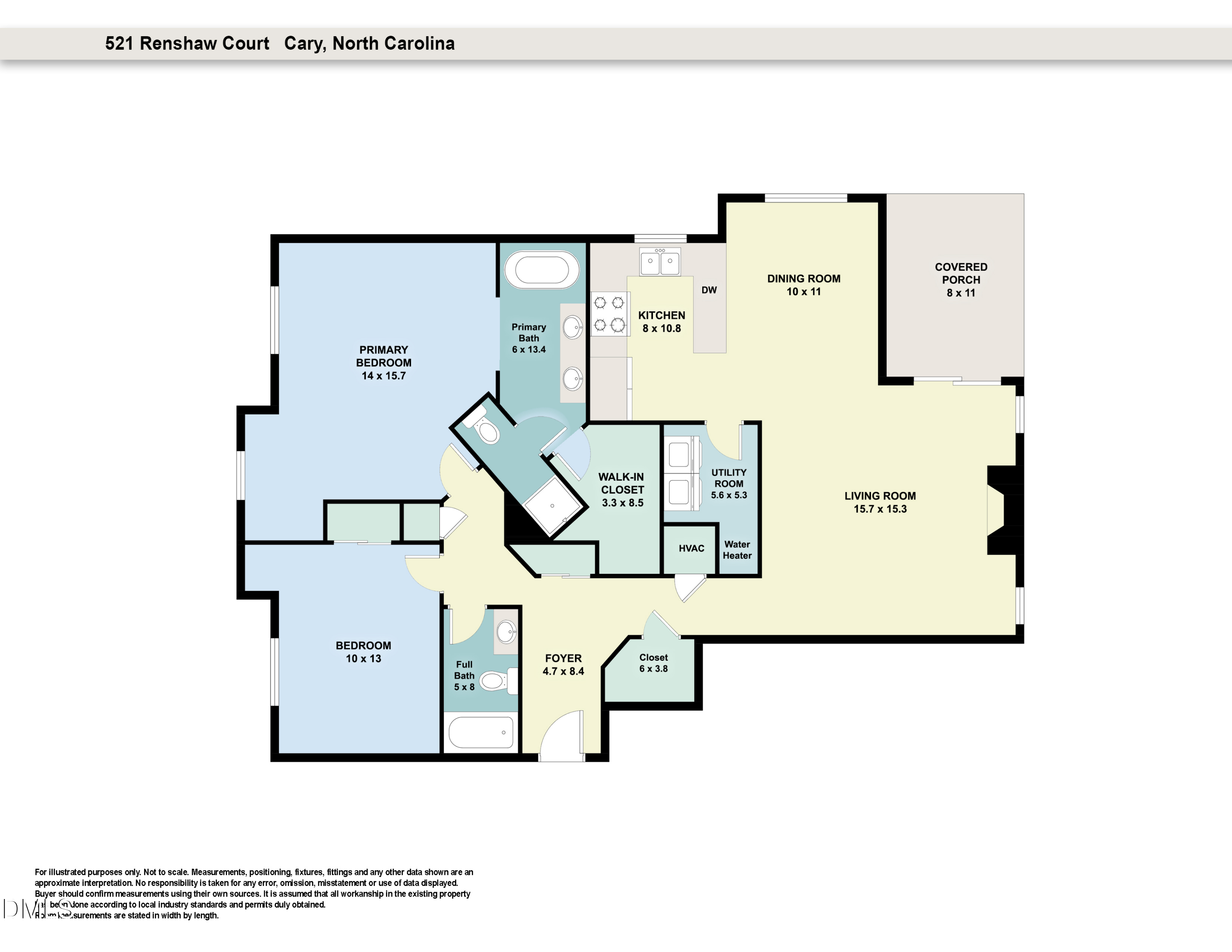 Exterior photo of 521 Renshaw Court, Cary, NC 27518. MLS: 10199765