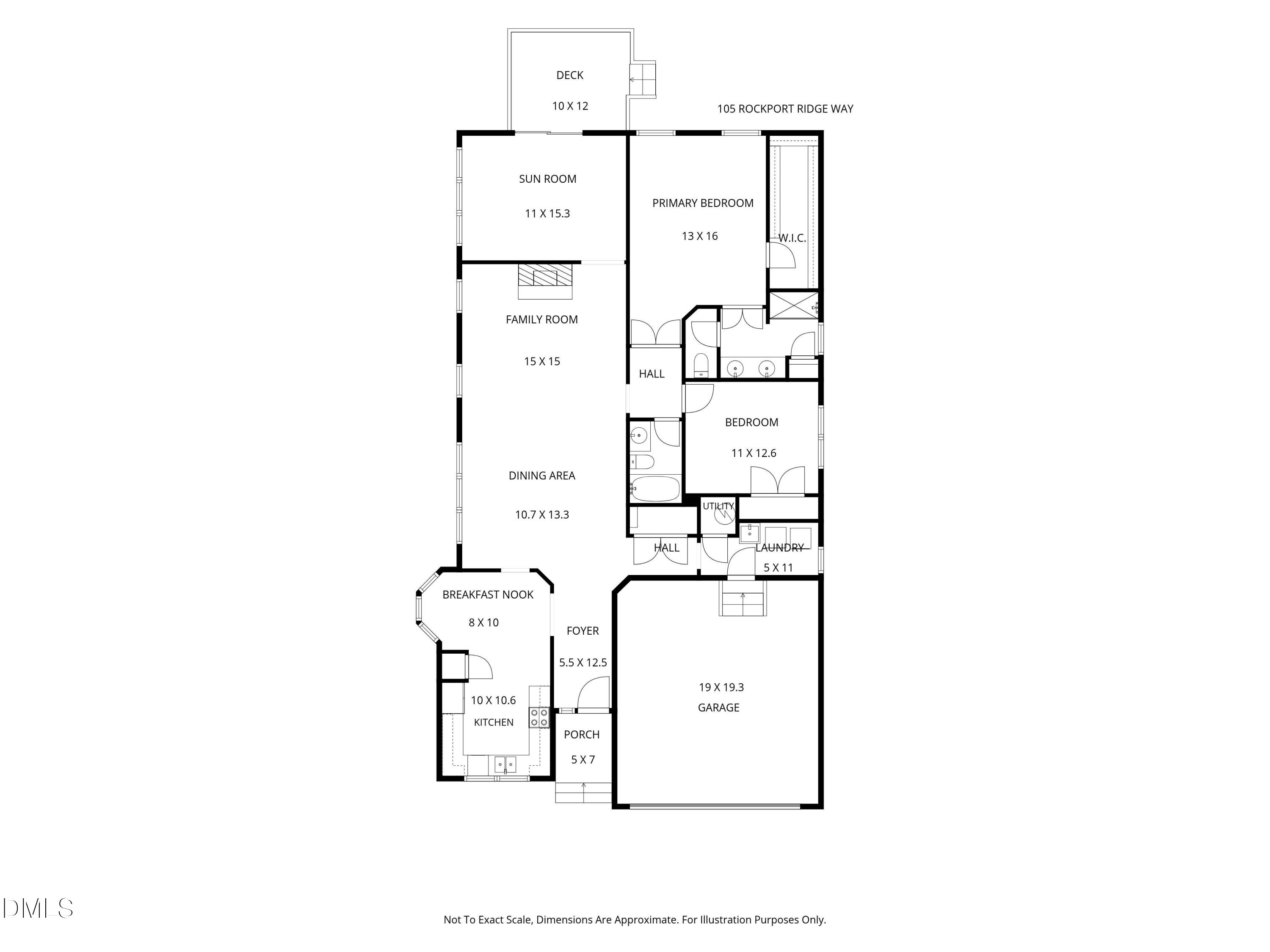 Exterior photo of 105 Rockport Ridge Way, Cary, NC 27519. MLS: 10188855