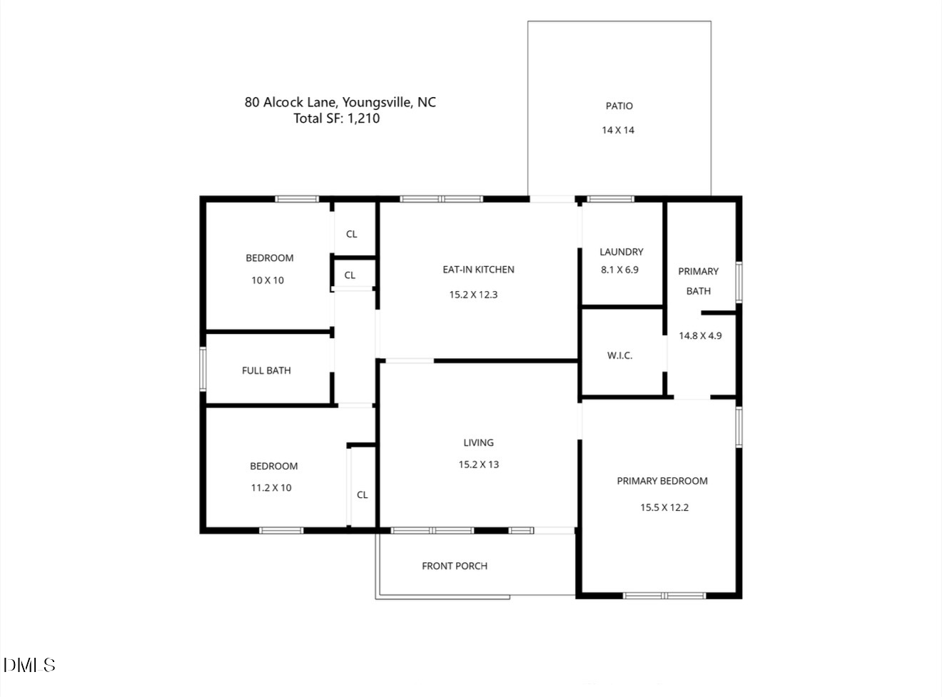 Exterior photo of 80 Alcock Lane, Youngsville, NC 27596. MLS: 10197878