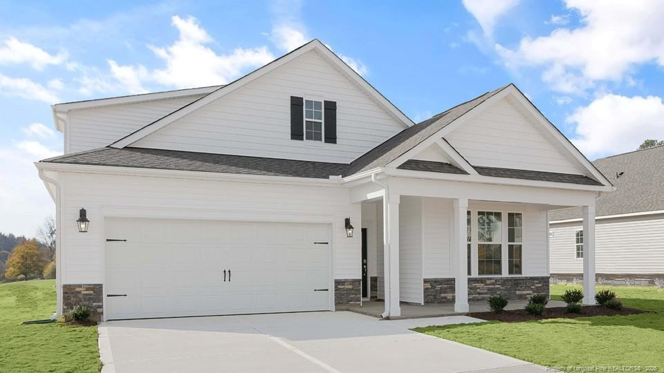 Exterior photo of 421 Thistle Meadow Lane, Aberdeen, NC 28315. MLS: 768296