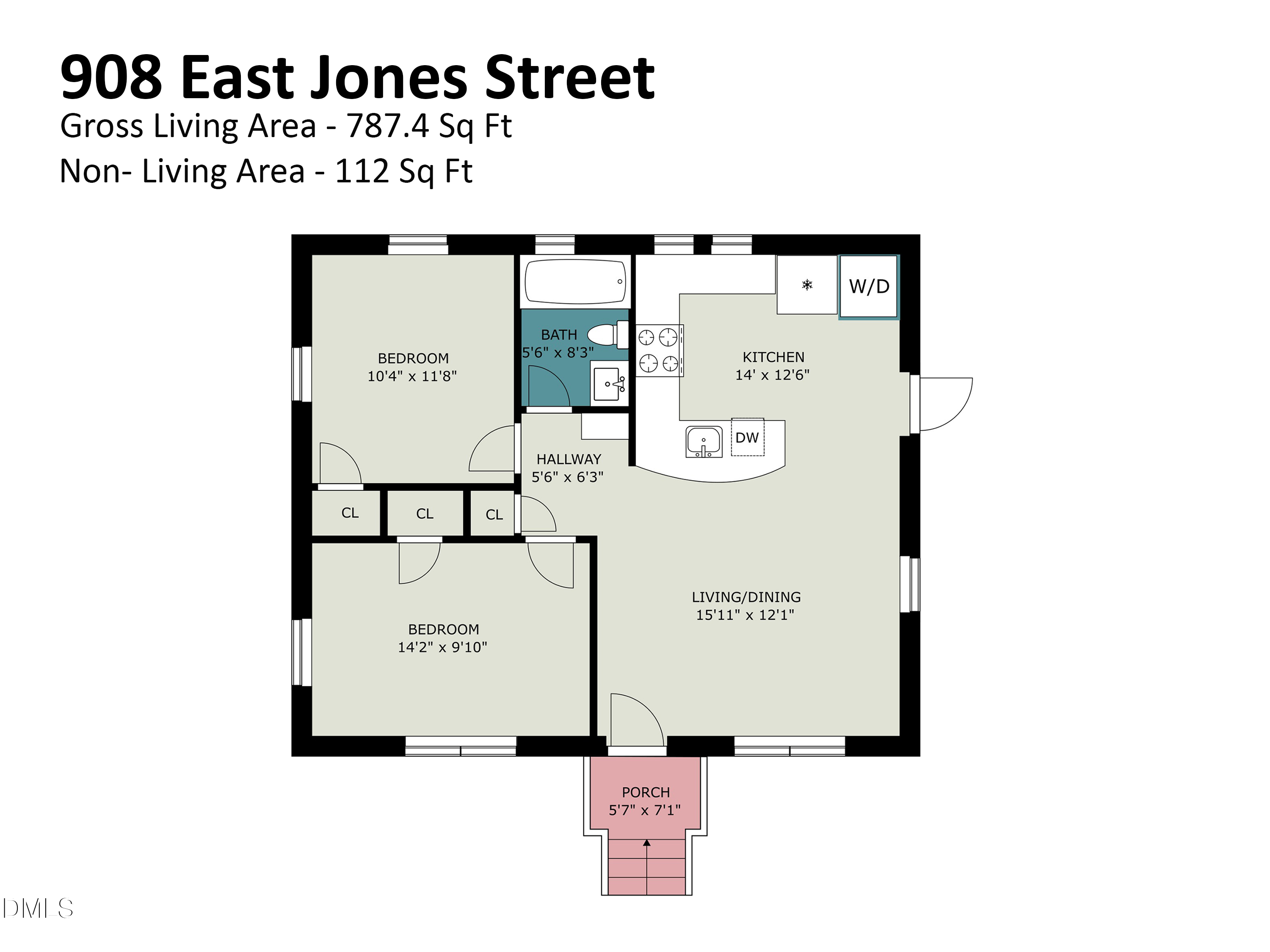 Exterior photo of 908 E Jones Street, Raleigh, NC 27601. MLS: 10199358