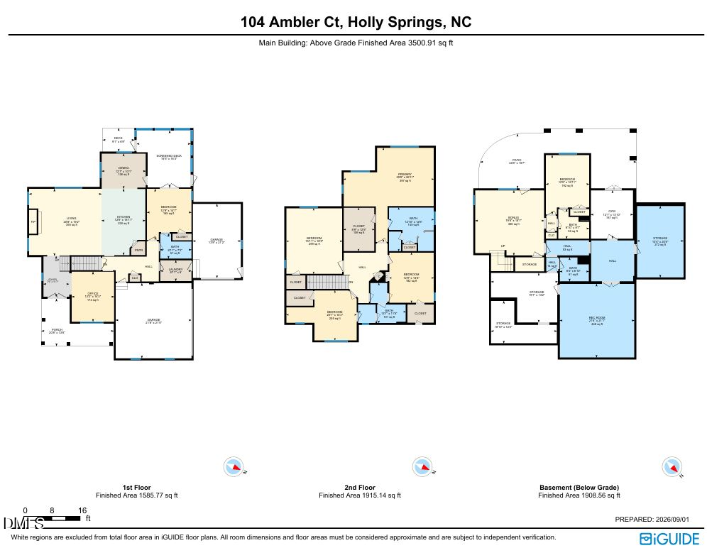 Exterior photo of 104 Ambler Court, Holly Springs, NC 27540. MLS: 10198569