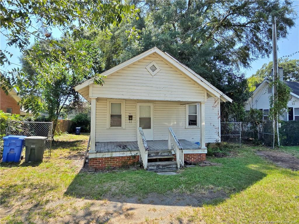 Exterior photo of 1103 Branson Street, Fayetteville, NC 28305. MLS: 769771