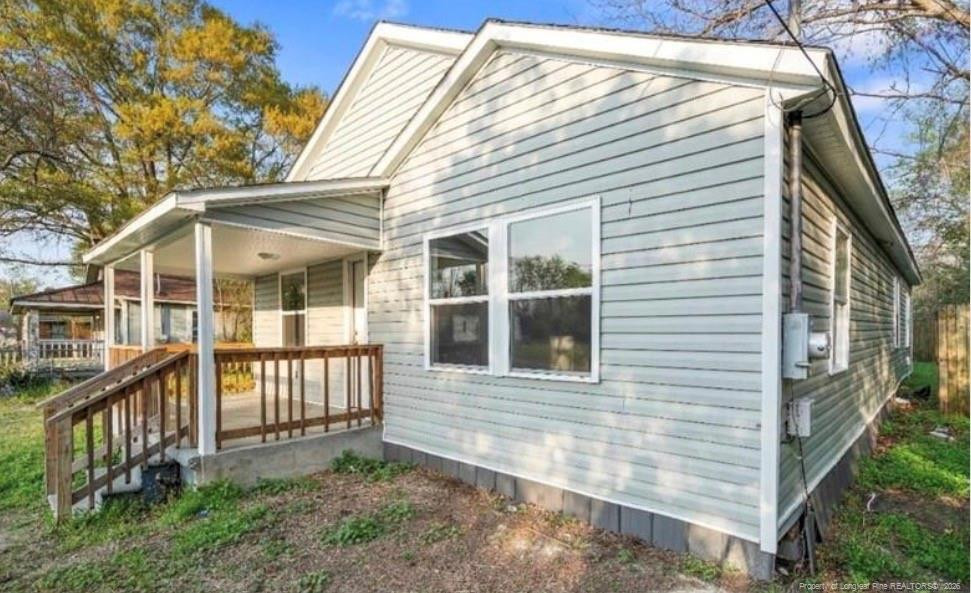 Exterior photo of 313, 315 S Racepath Street, Fayetteville, NC 28301. MLS: 770745