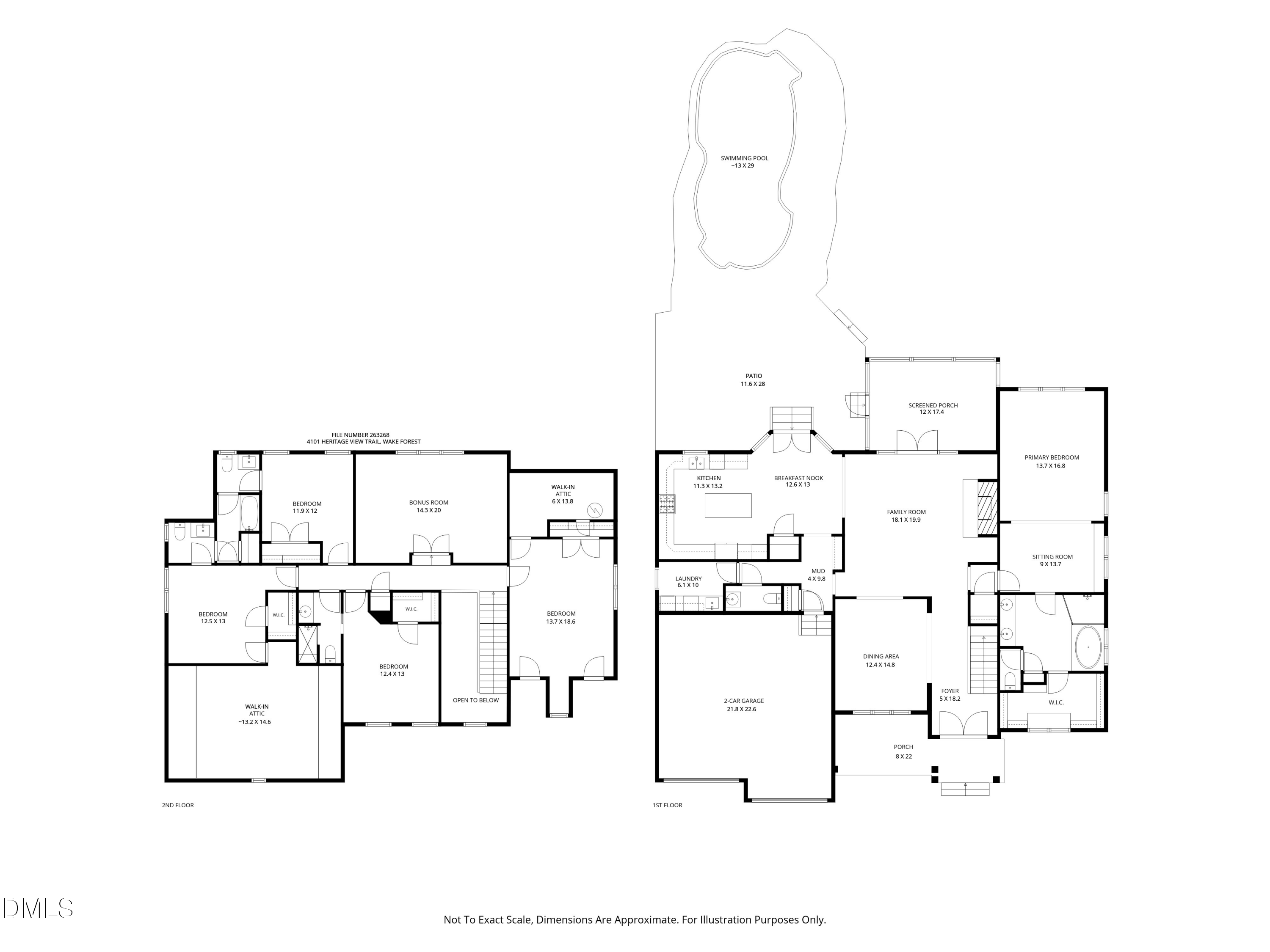 Exterior photo of 4101 Heritage View Trail, Wake Forest, NC 27587. MLS: 10184756