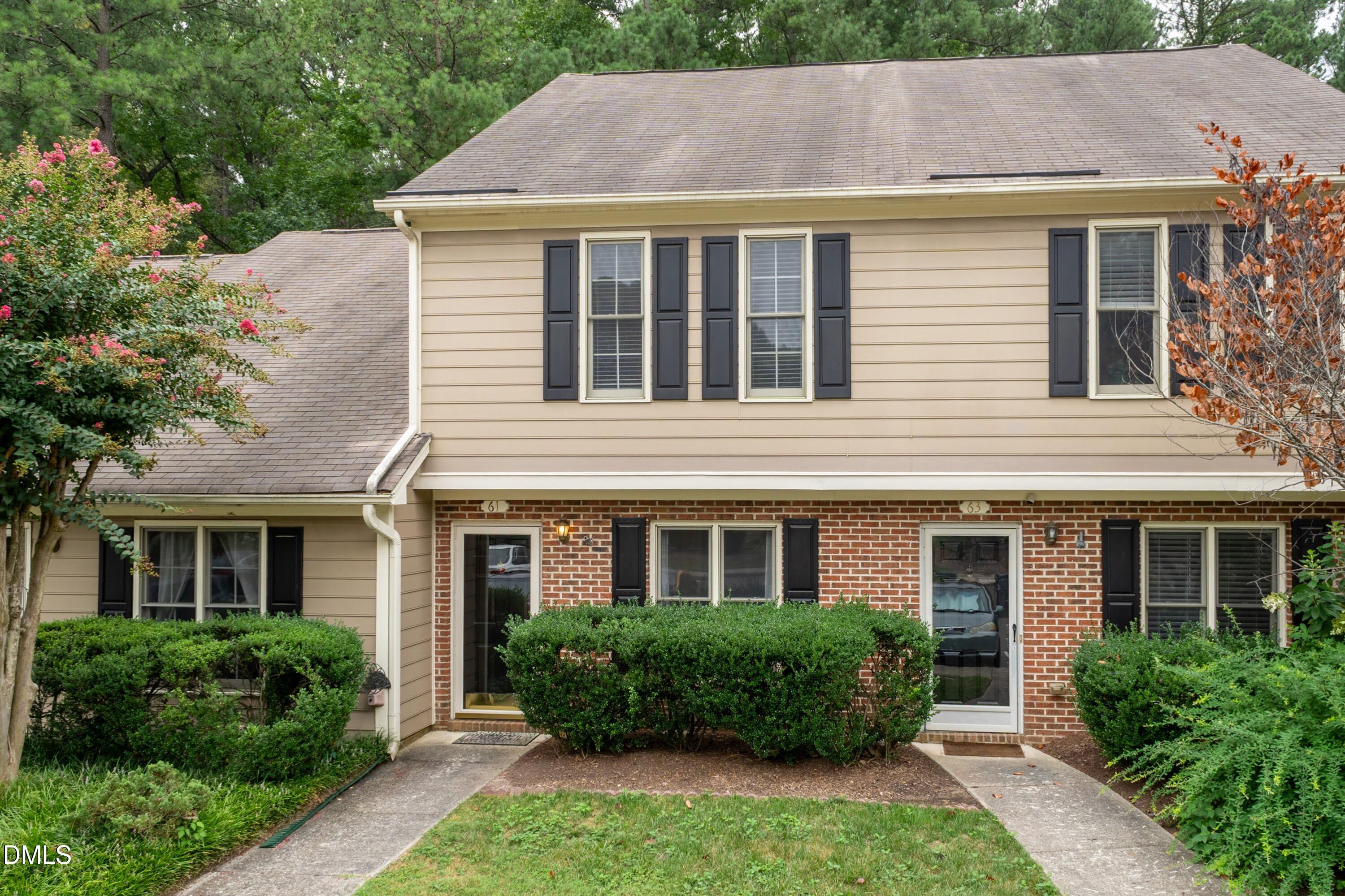 Exterior photo of 61 Crystal Oaks Court, Durham, NC 27707. MLS: 10188715