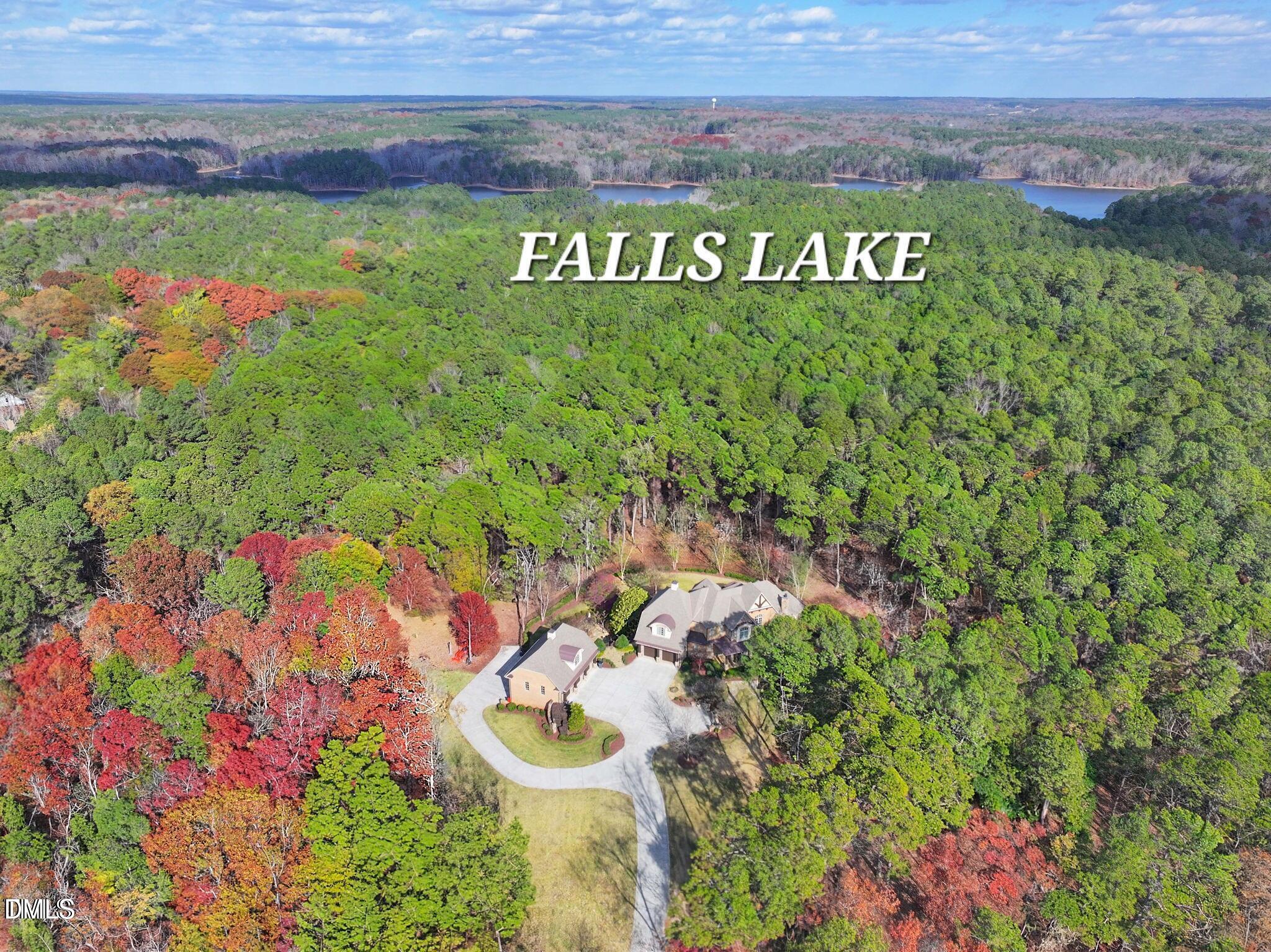 Falls Lake Aerial