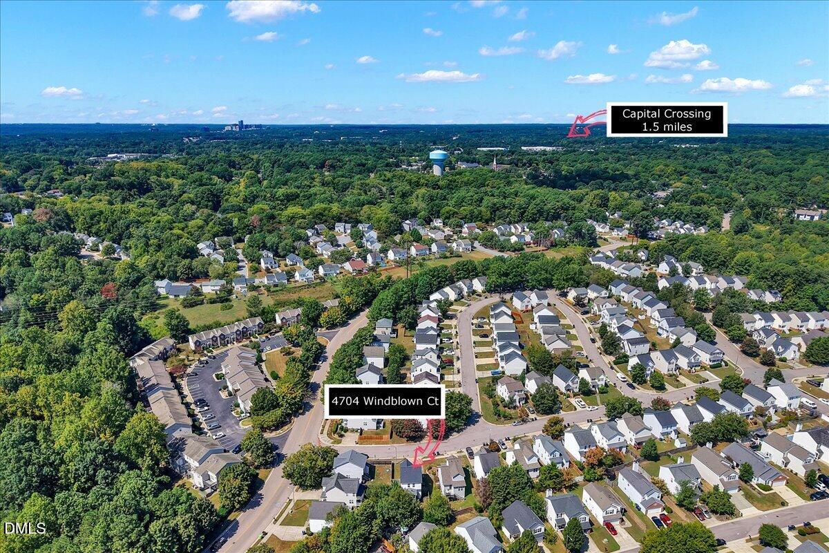 Exterior photo of 4704 Windblown Court, Raleigh, NC 27616. MLS: 10192373
