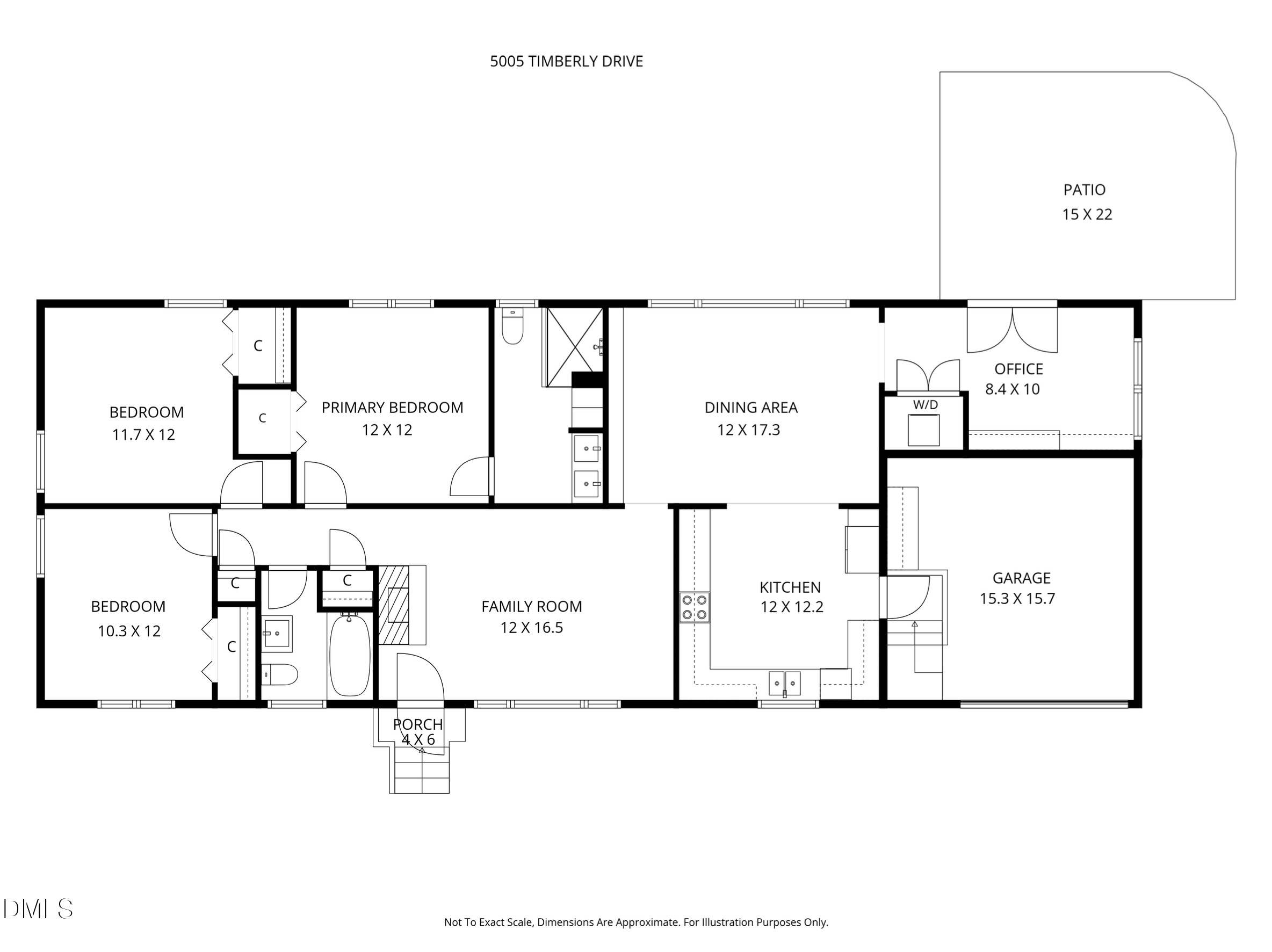 Exterior photo of 5005 Timberly Drive, Durham, NC 27707. MLS: 10199013