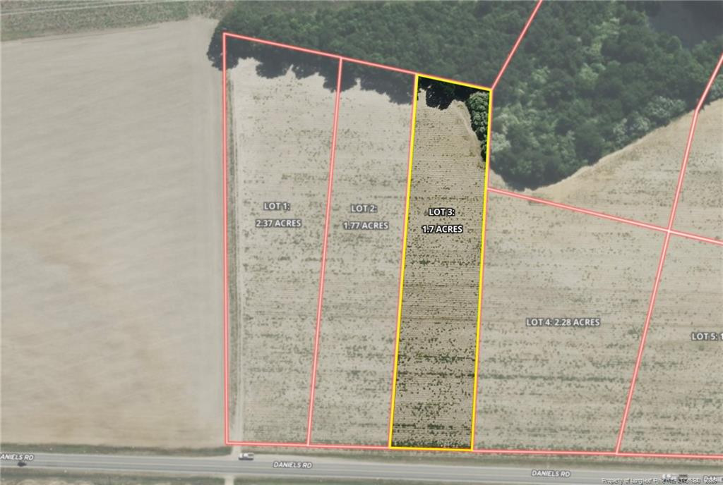 Exterior photo of 00 Daniels (Lot 3) Road, Dunn, NC 28334. MLS: 770201