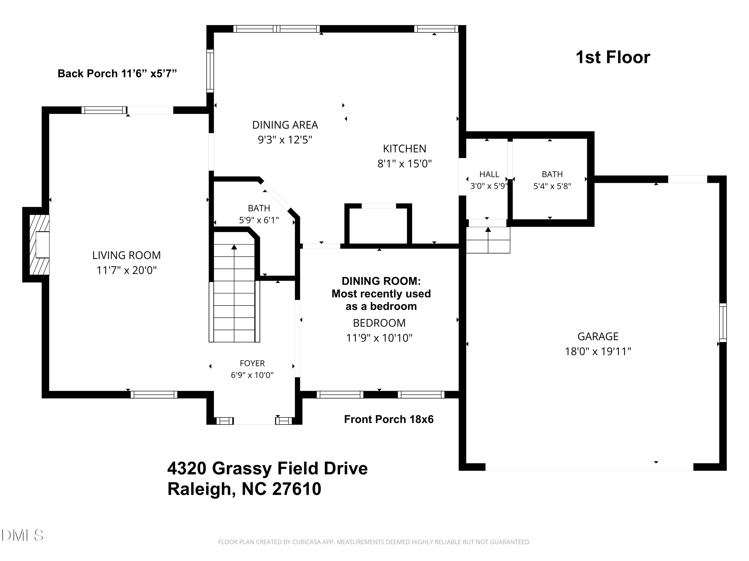 Exterior photo of 4320 Grassy Field Drive, Raleigh, NC 27610. MLS: 10170944