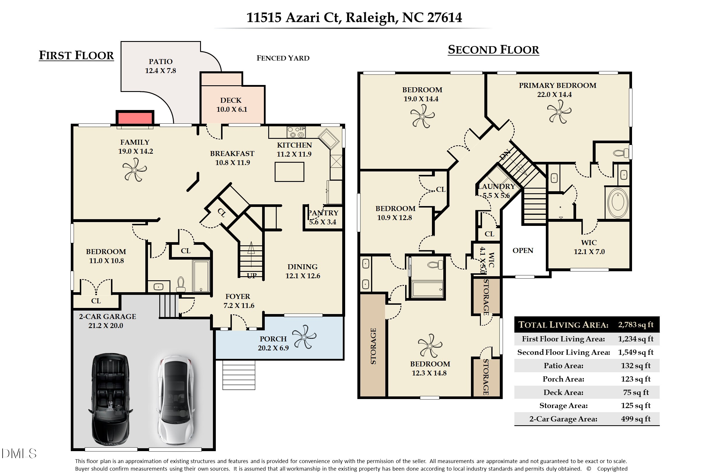 Exterior photo of 11515 Azari Court, Raleigh, NC 27614. MLS: 10194883