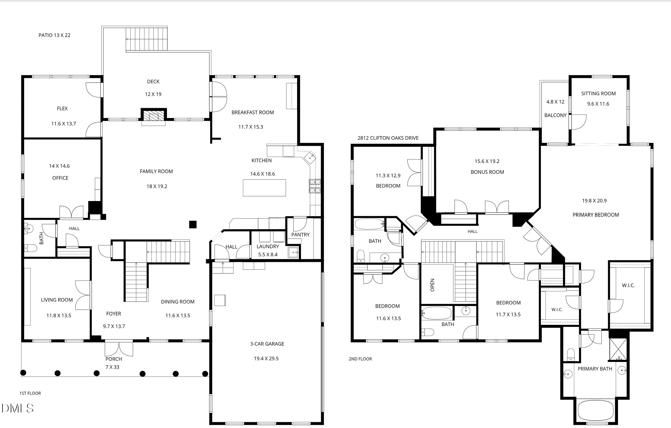 Exterior photo of 2812 Clifton Oaks Drive, New Hill, NC 27562. MLS: 10185079
