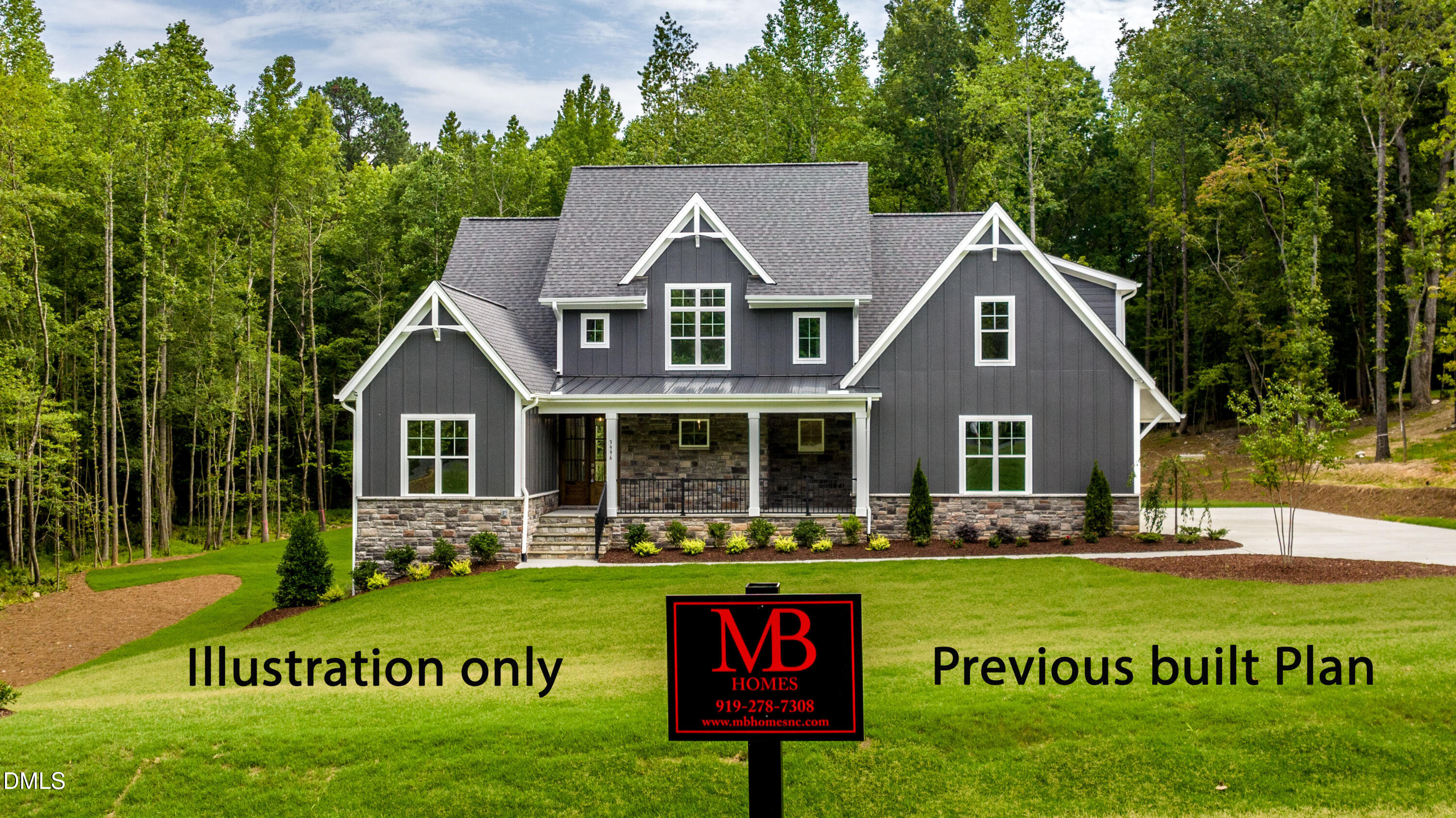 Exterior photo of 3847 Graham Sherron Road, Wake Forest, NC 27587. MLS: 10178350