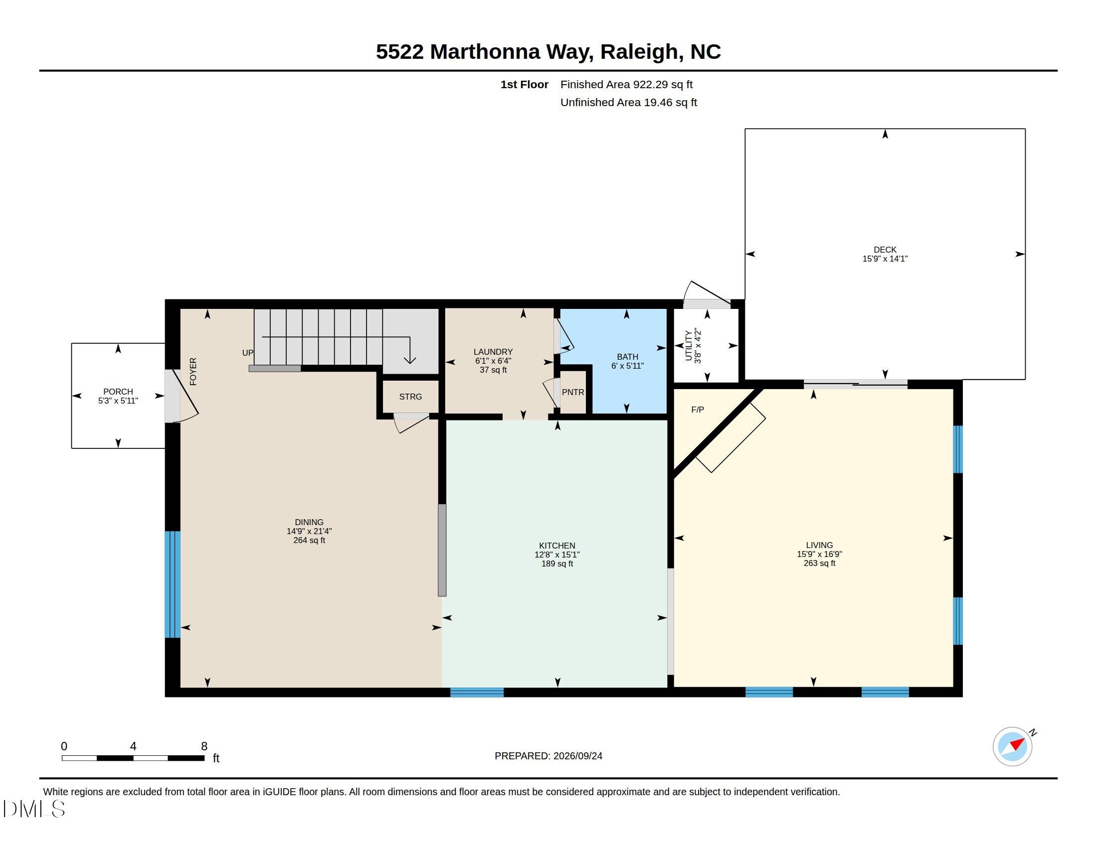 Exterior photo of 5522 Marthonna Way, Raleigh, NC 27616. MLS: 10194291