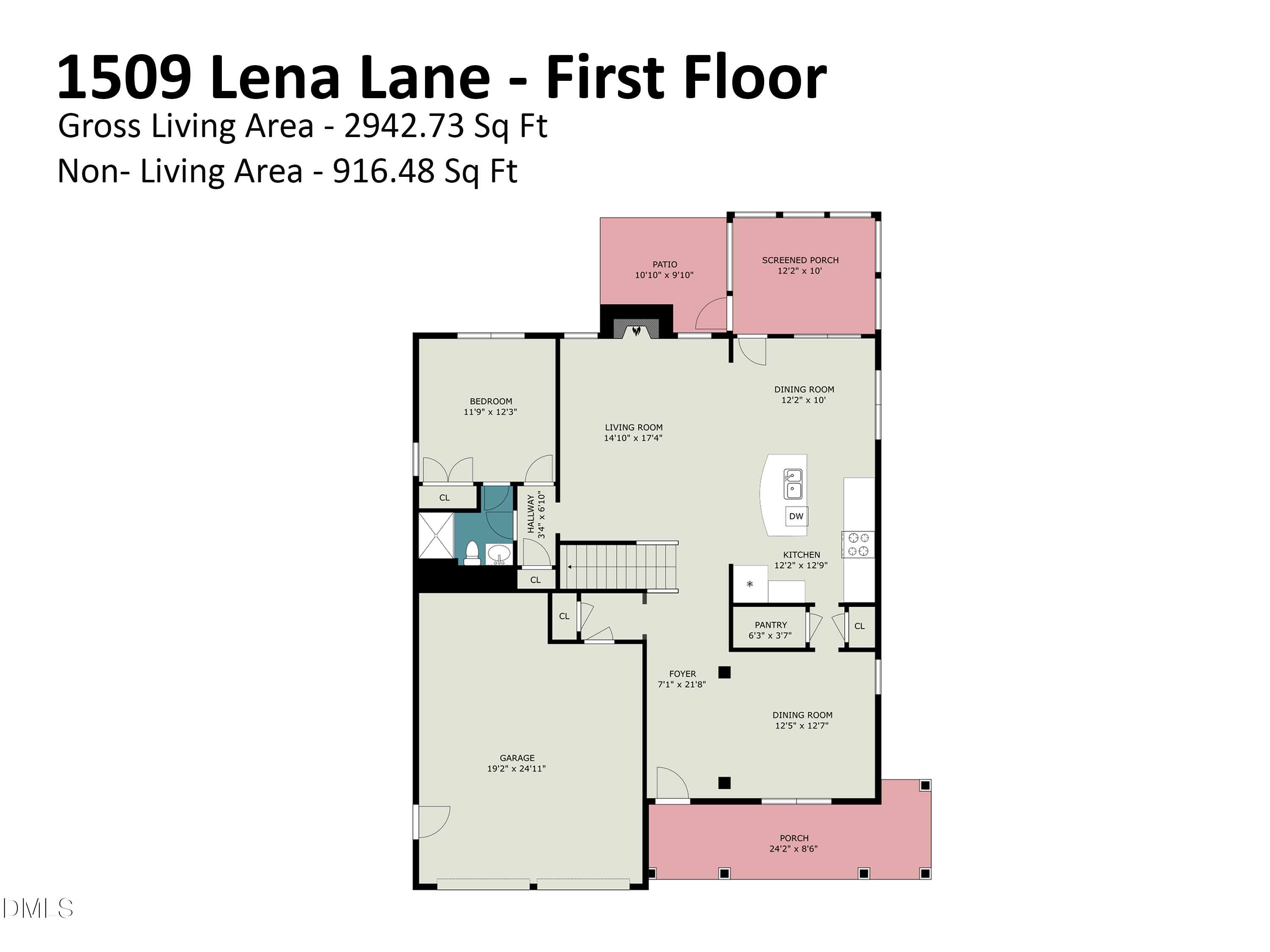 Exterior photo of 1509 Lena Lane, Knightdale, NC 27545. MLS: 10185848