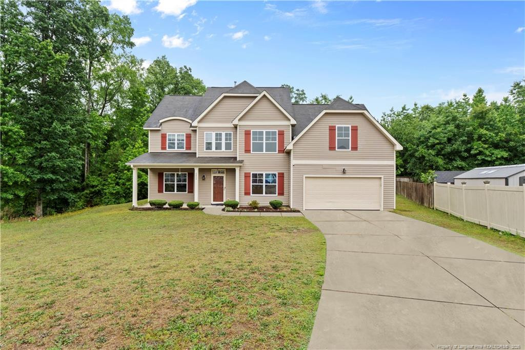 Exterior photo of 1205 Peppermint Court, Fayetteville, NC 28314. MLS: 763167