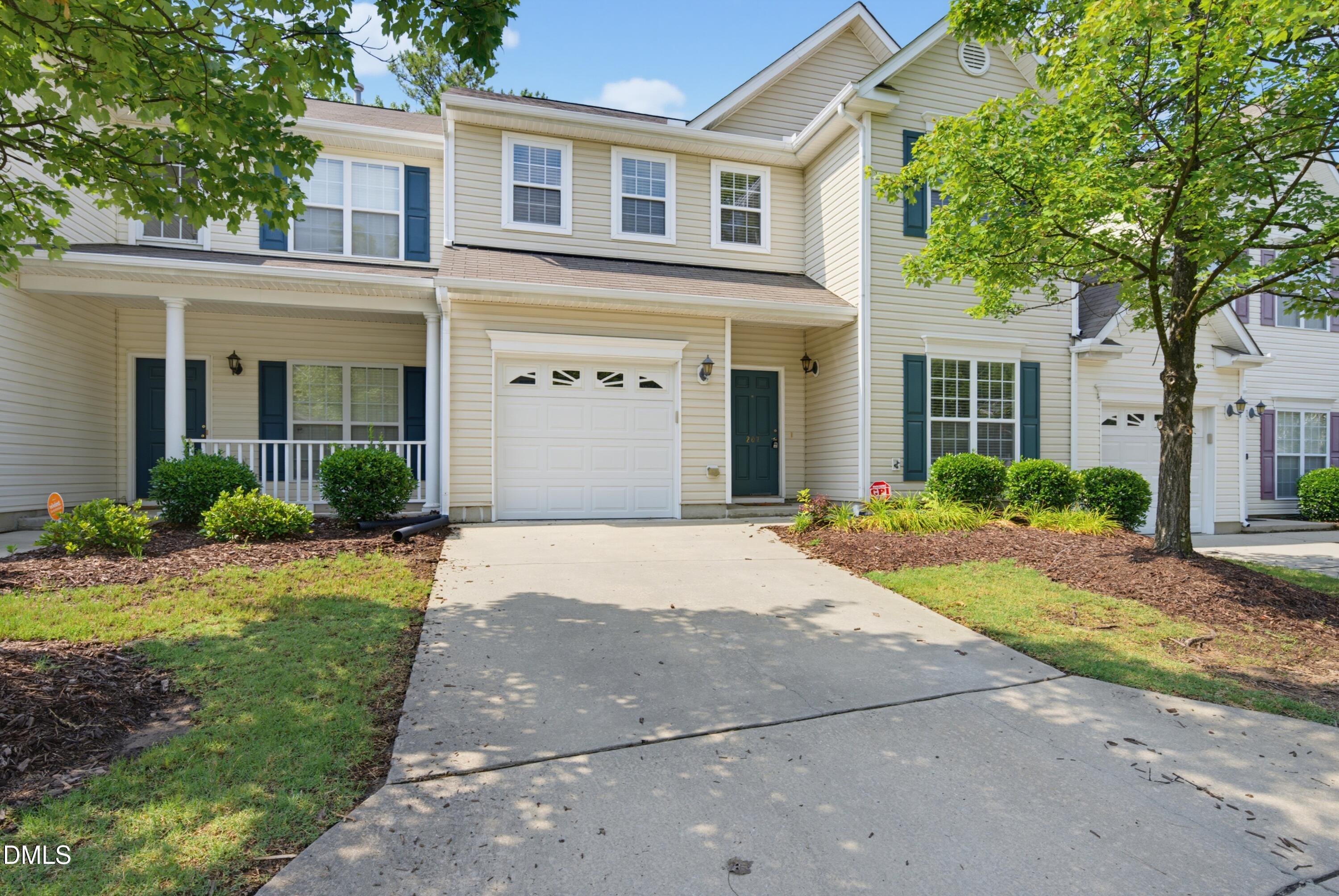 Exterior photo of 207 Hidden Springs Drive, Durham, NC 27703. MLS: 10179044