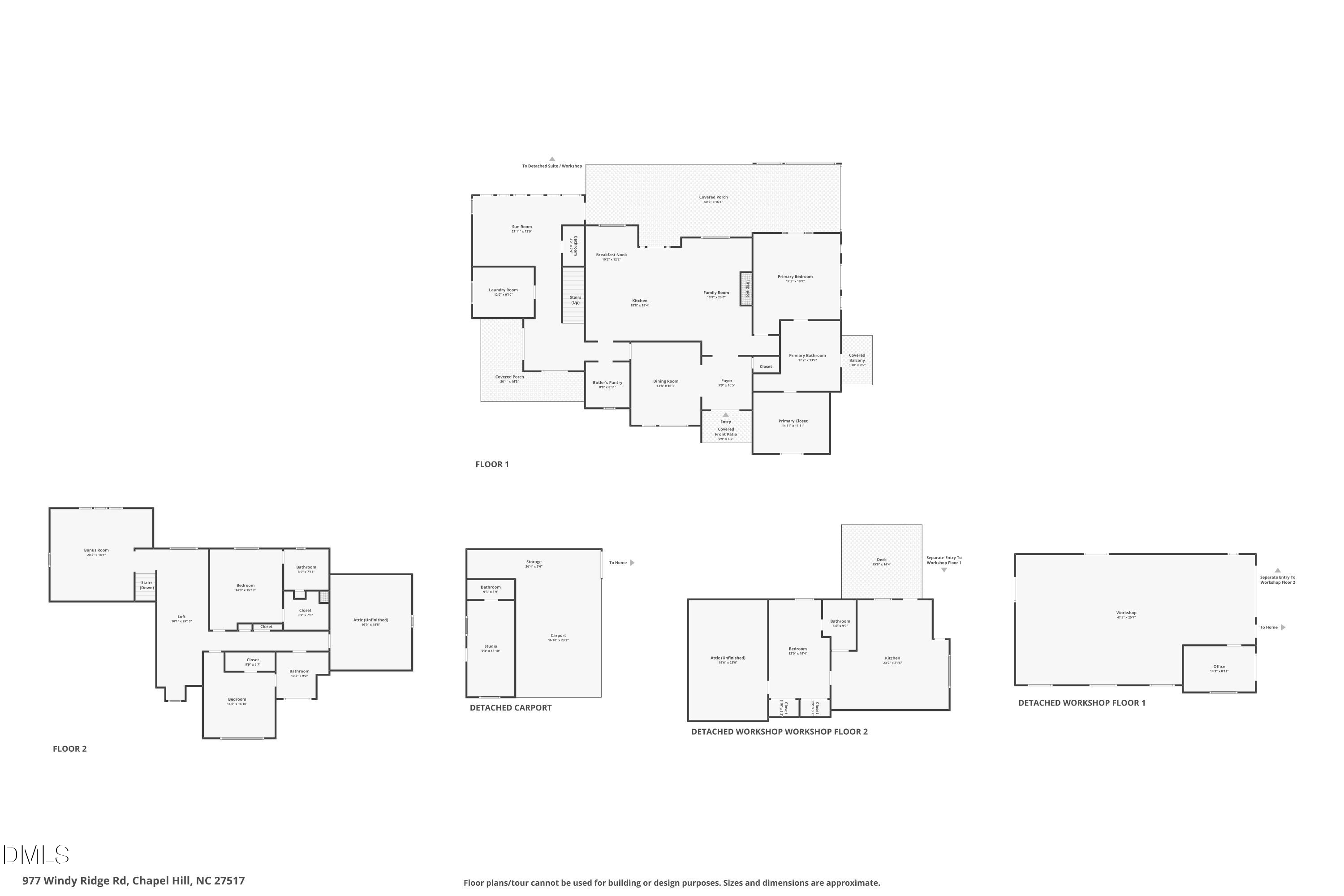 Exterior photo of 977 Windy Ridge Road, Chapel Hill, NC 27517. MLS: 10169281