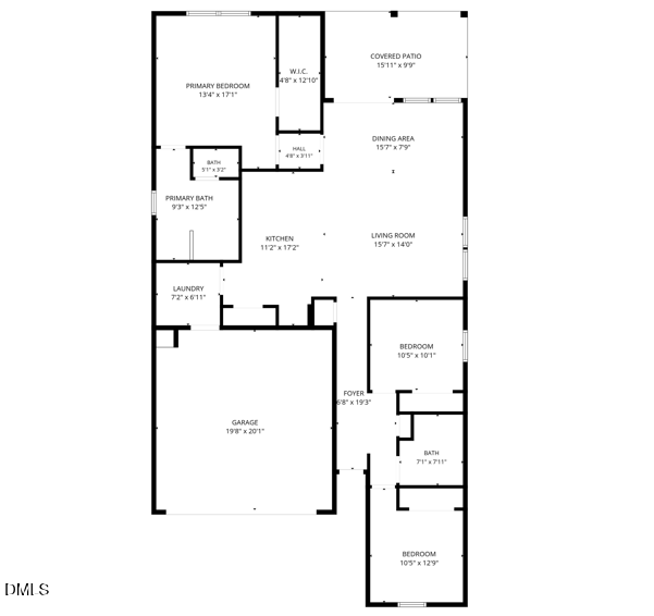 Exterior photo of 1536 Underbrush Drive, Durham, NC 27703. MLS: 10198752