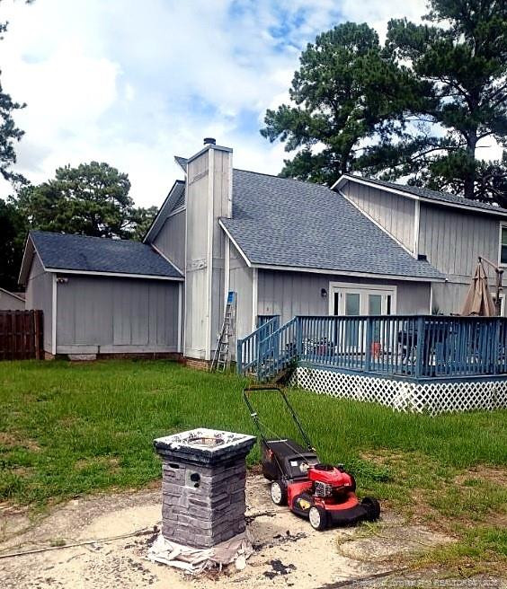Exterior photo of 639 Tanglewood Drive, Fayetteville, NC 28311. MLS: 767254