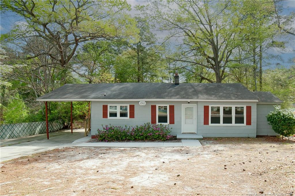 Exterior photo of 3502 Greenwood Drive, Fayetteville, NC 28311. MLS: 760491