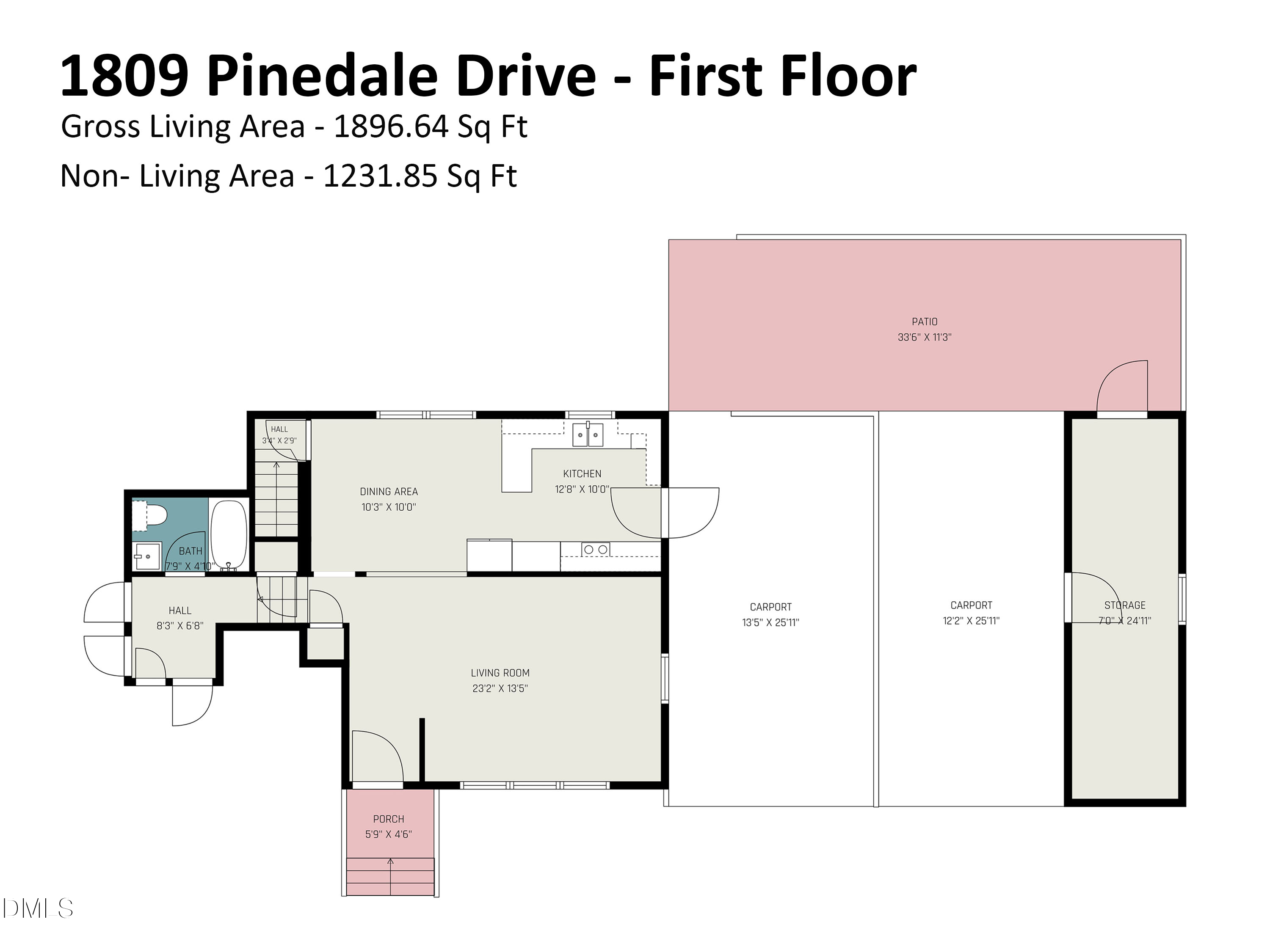 Exterior photo of 1809 Pinedale Drive, Raleigh, NC 27603. MLS: 10176906