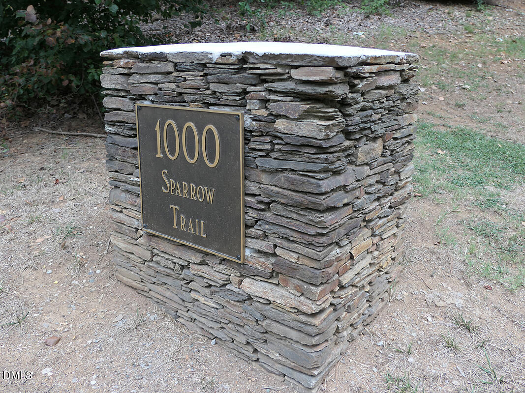 Exterior photo of 1000 Sparrow Trail B, Chapel Hill, NC 27514. MLS: 10195309