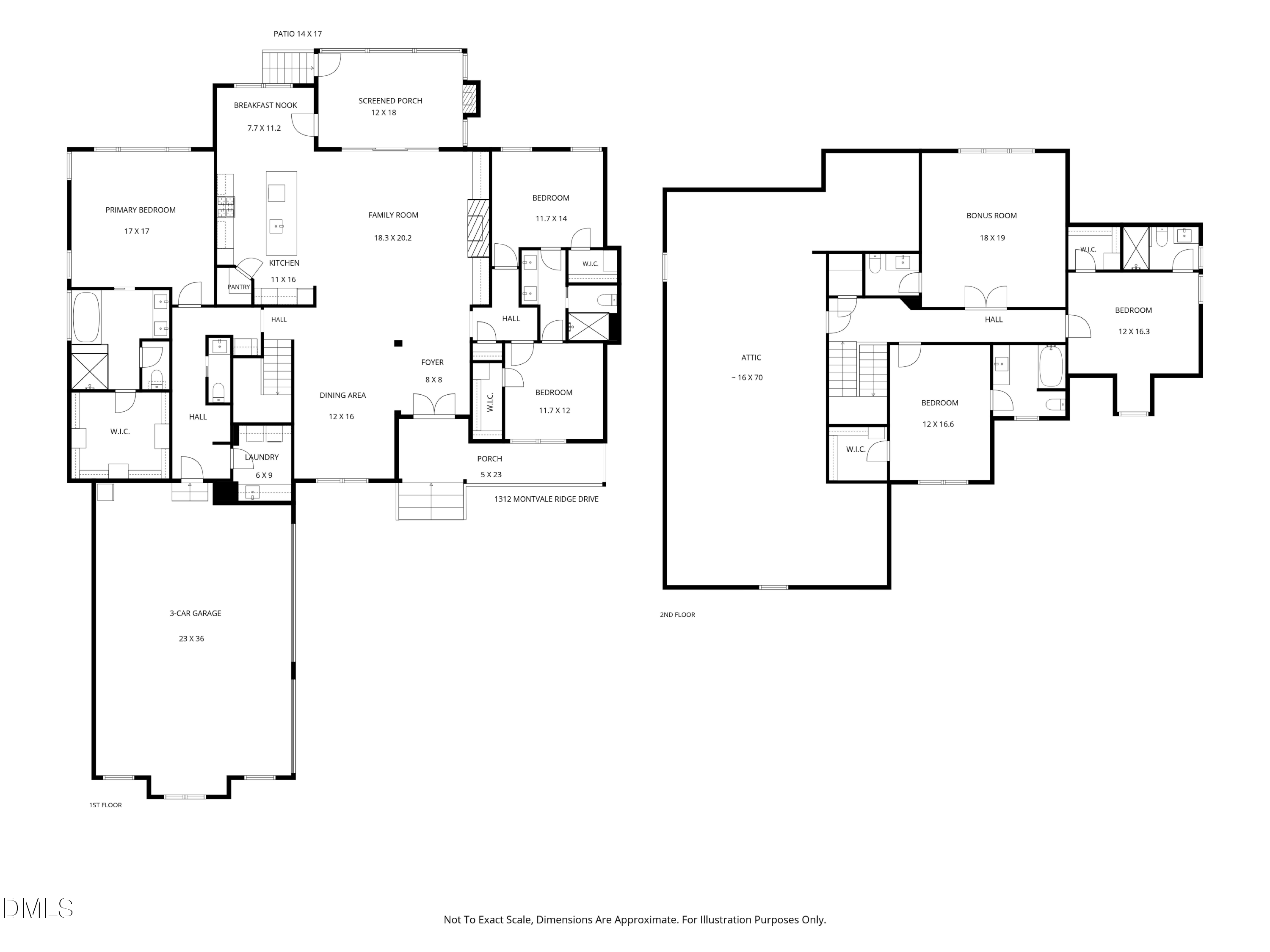 Exterior photo of 1312 Montvale Ridge Drive, Cary, NC 27519. MLS: 10192971
