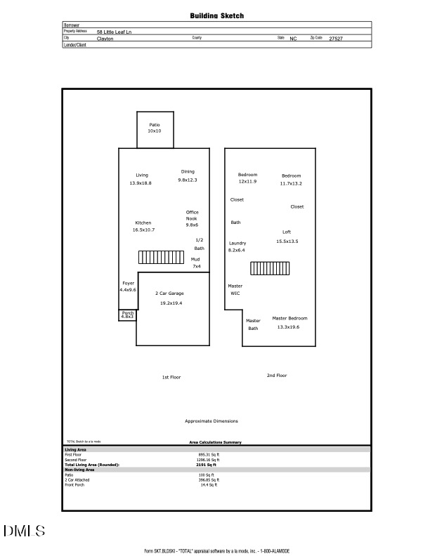 Exterior photo of 58 Little Leaf Lane, Clayton, NC 27527. MLS: 10174749