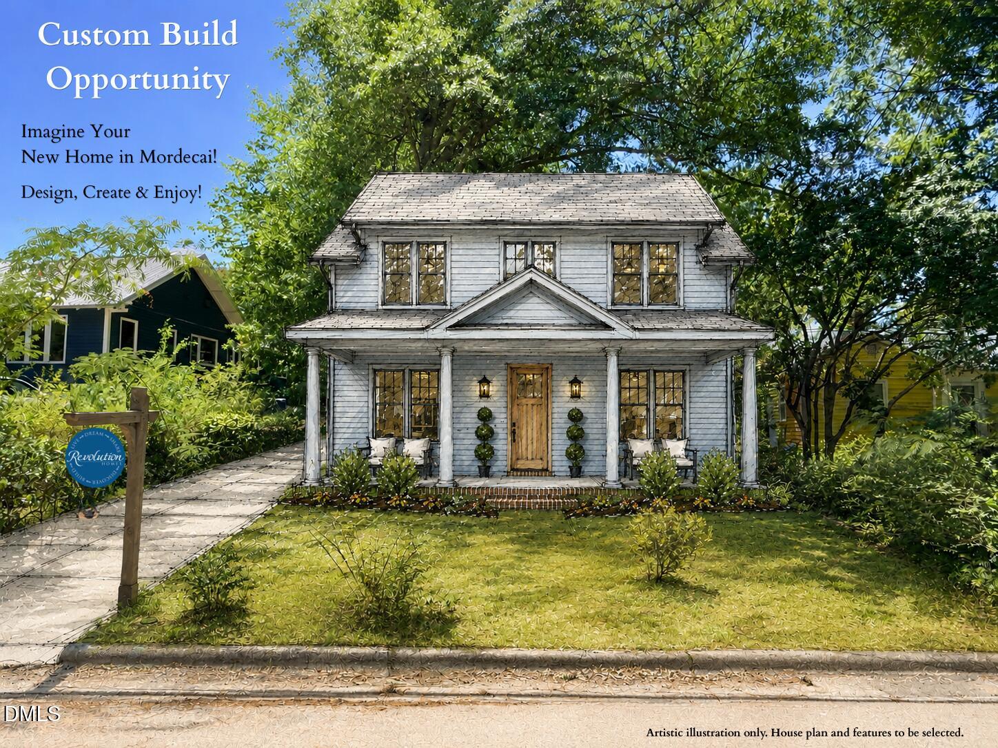 Exterior photo of 308 Mulberry Street, Raleigh, NC 27604. MLS: 10174350