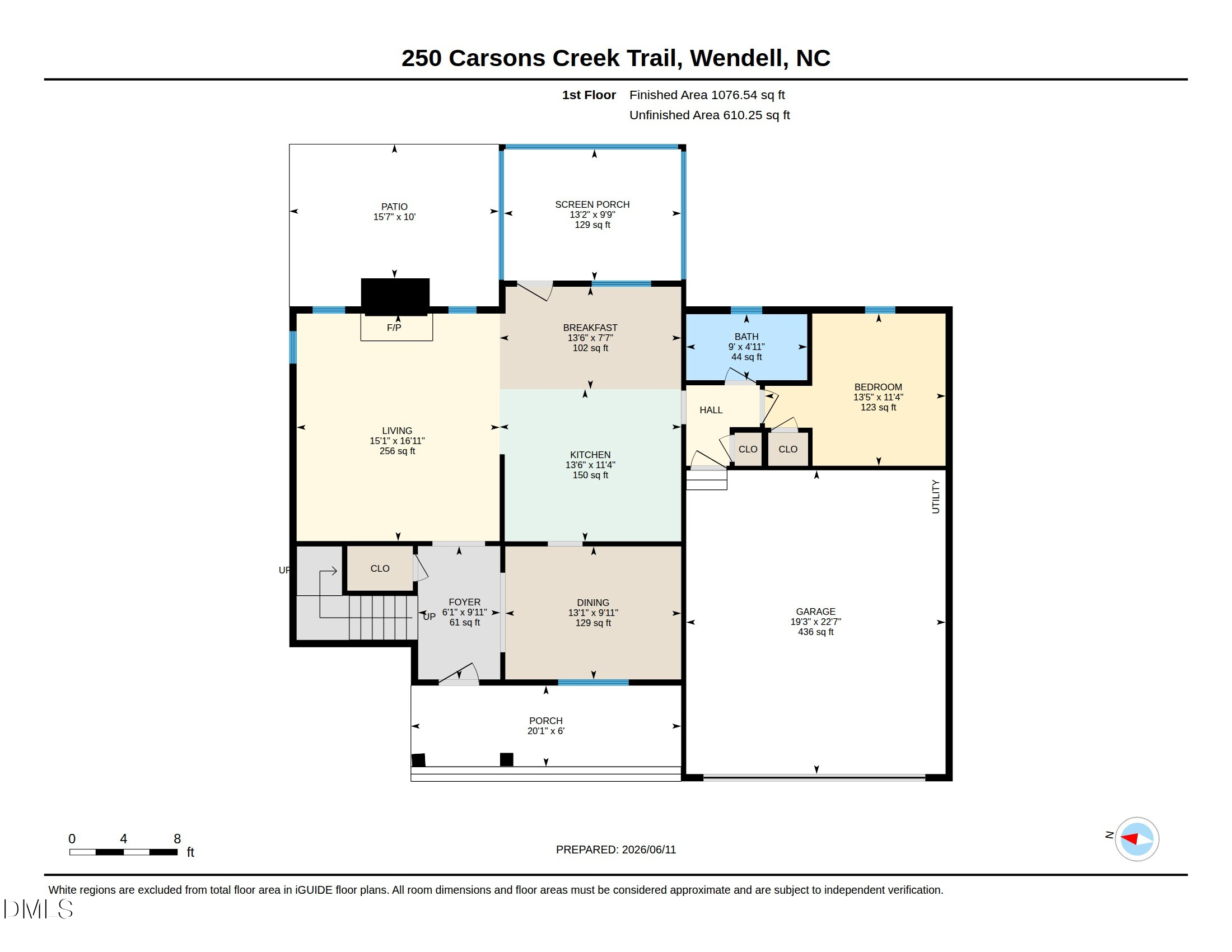 Exterior photo of 250 Carsons Creek Trail, Wendell, NC 27591. MLS: 10173401
