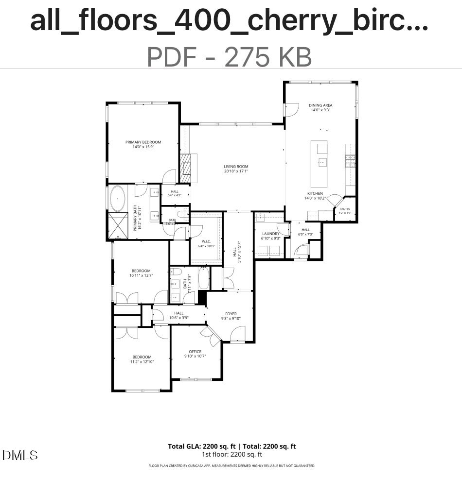 Exterior photo of 400 Cherry Birch Court, Holly Springs, NC 27540. MLS: 10199941