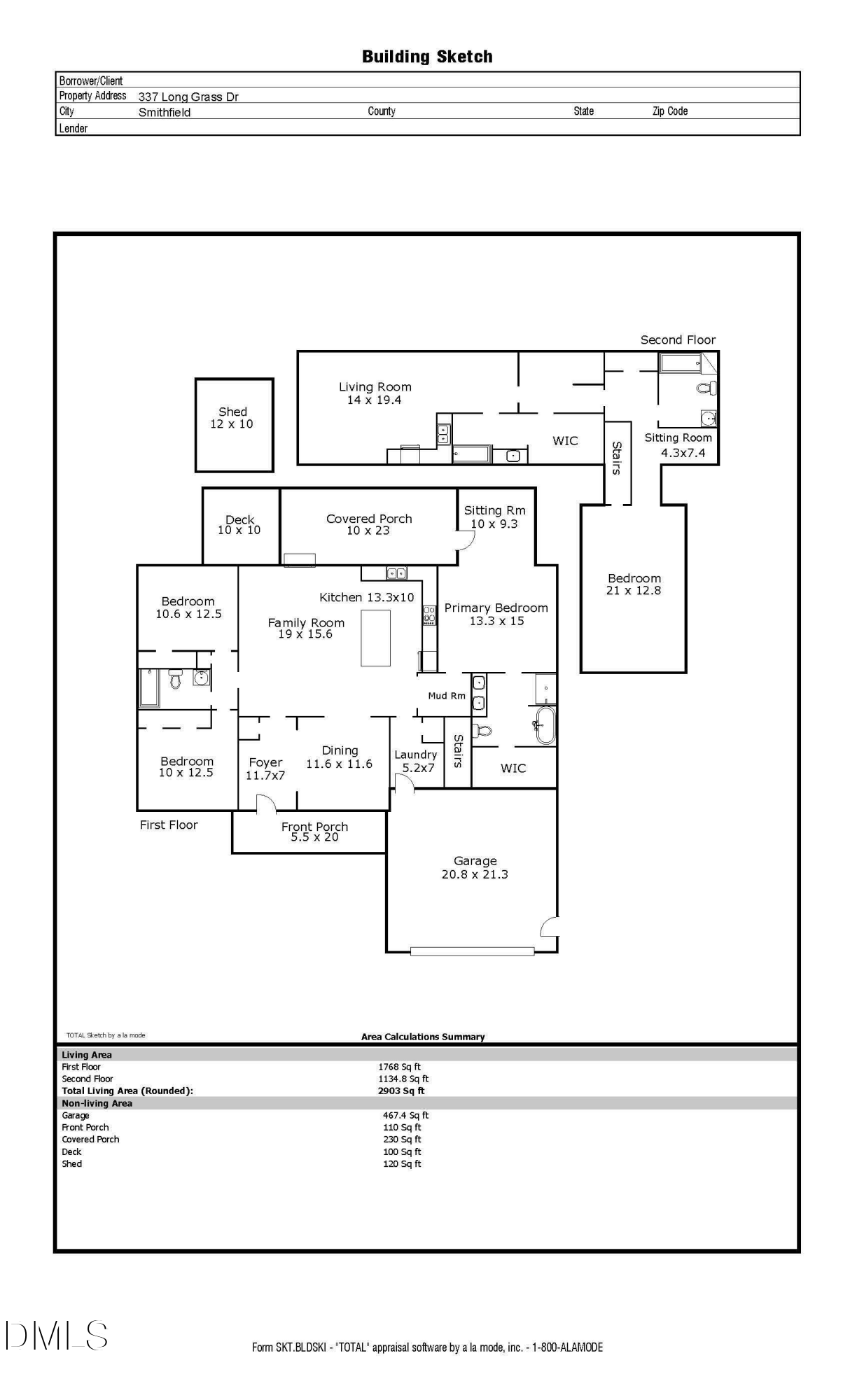 Exterior photo of 337 Long Grass Drive, Smithfield, NC 27577. MLS: 10177691
