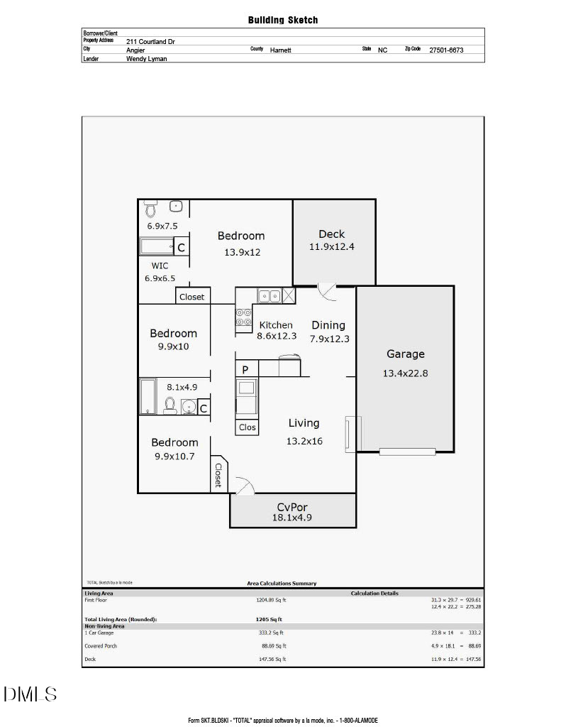 Exterior photo of 211 Courtland Drive, Angier, NC 27501. MLS: 10180818