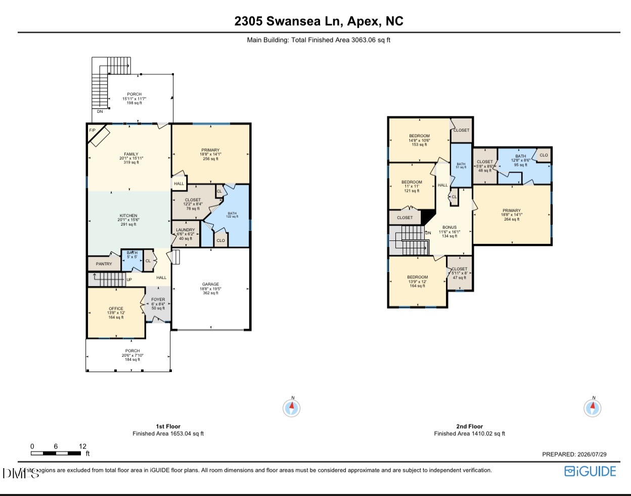 Exterior photo of 2305 Swansea Lane, Apex, NC 27502. MLS: 10184163