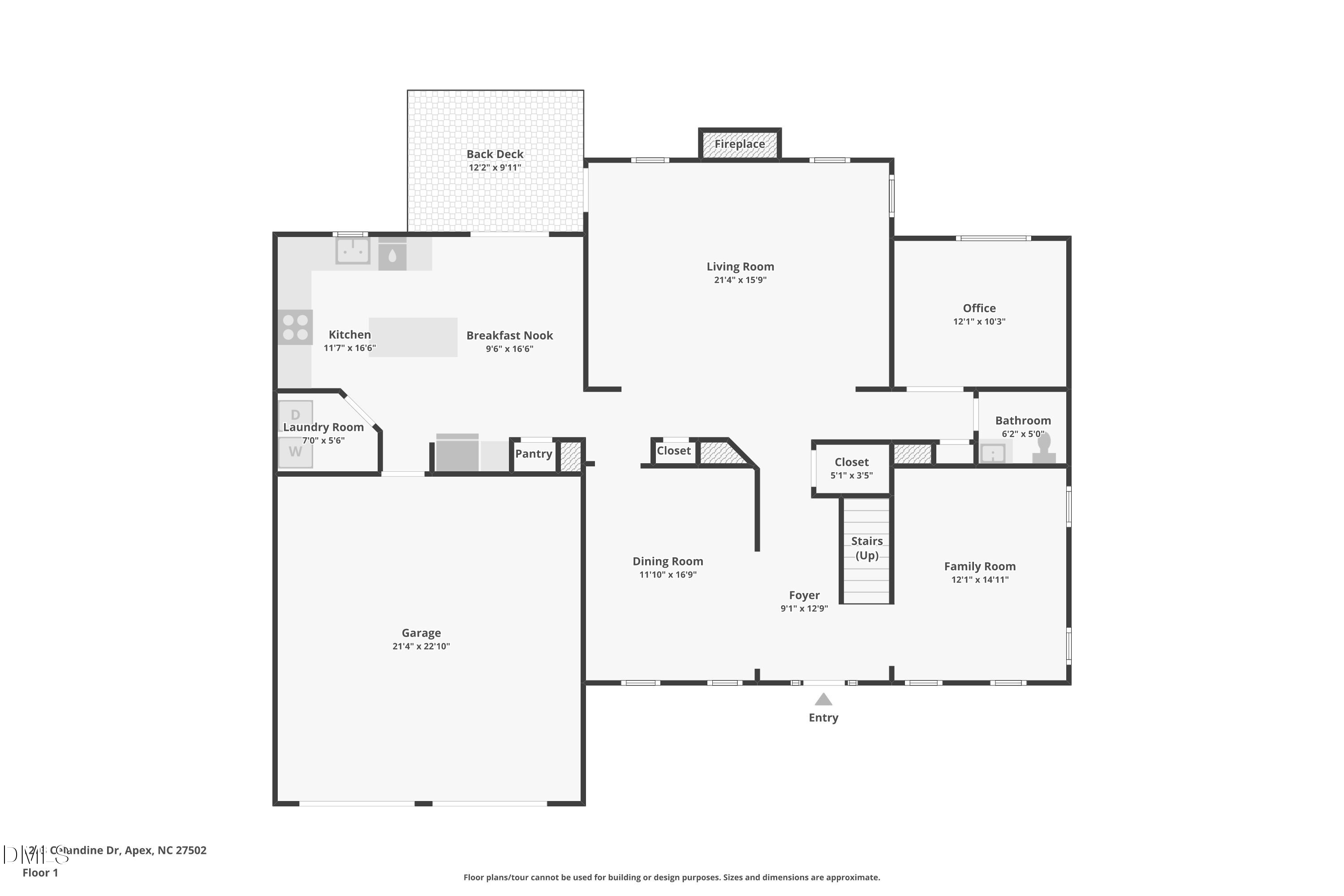Exterior photo of 1203 Celandine Drive, Apex, NC 27502. MLS: 10190325