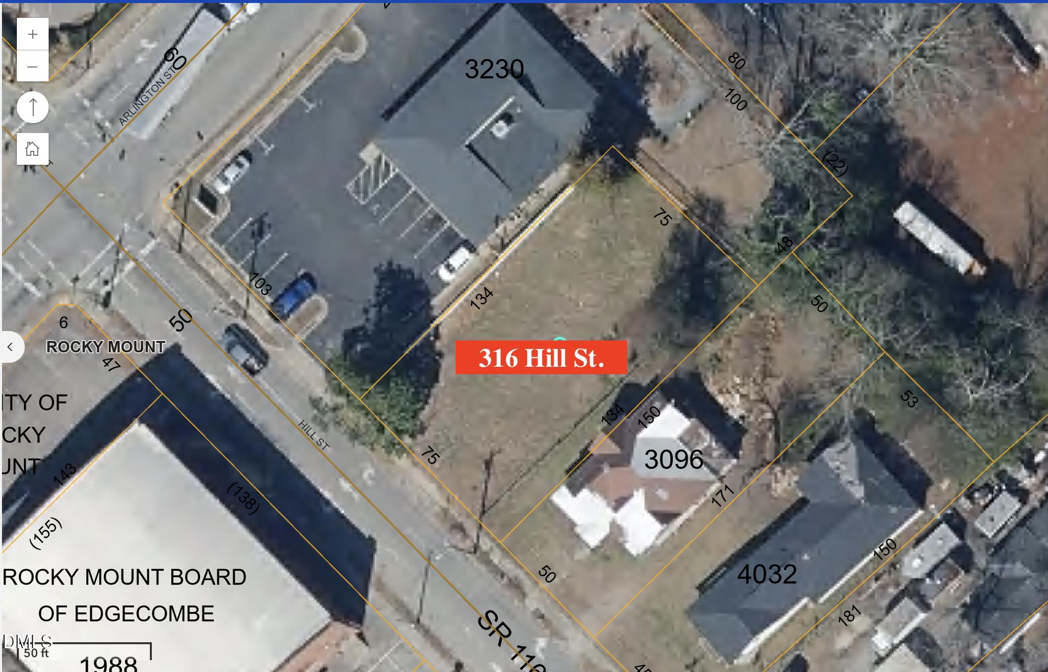 Exterior photo of 316 Hill Street, Rocky Mount, NC 27801. MLS: 10176057
